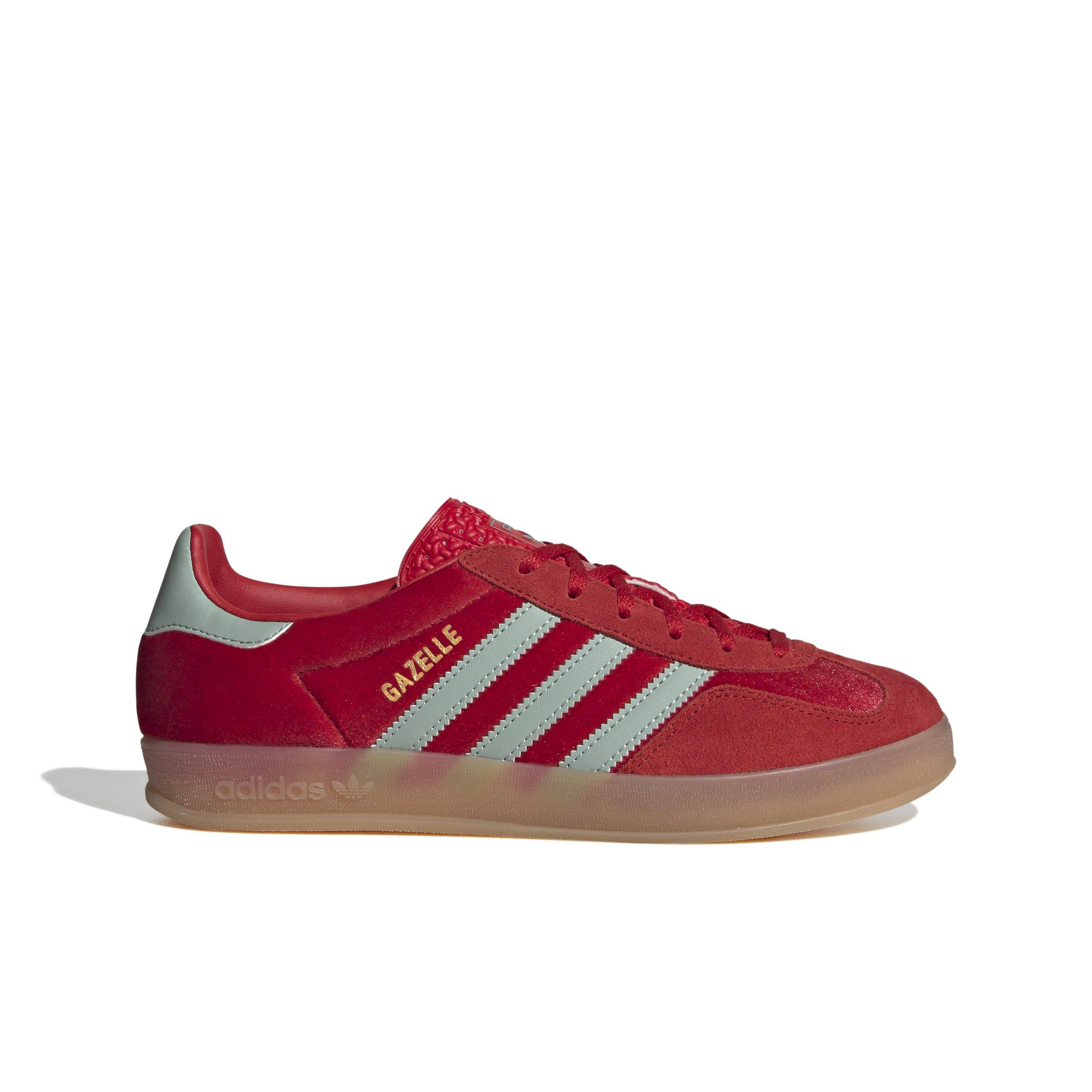 adidas Originals Gazelle "Better Scarlet/Hazy Green/Gum 3" Women's Shoe - SCARLET/GREEN/GUM Thumbnail View 1
