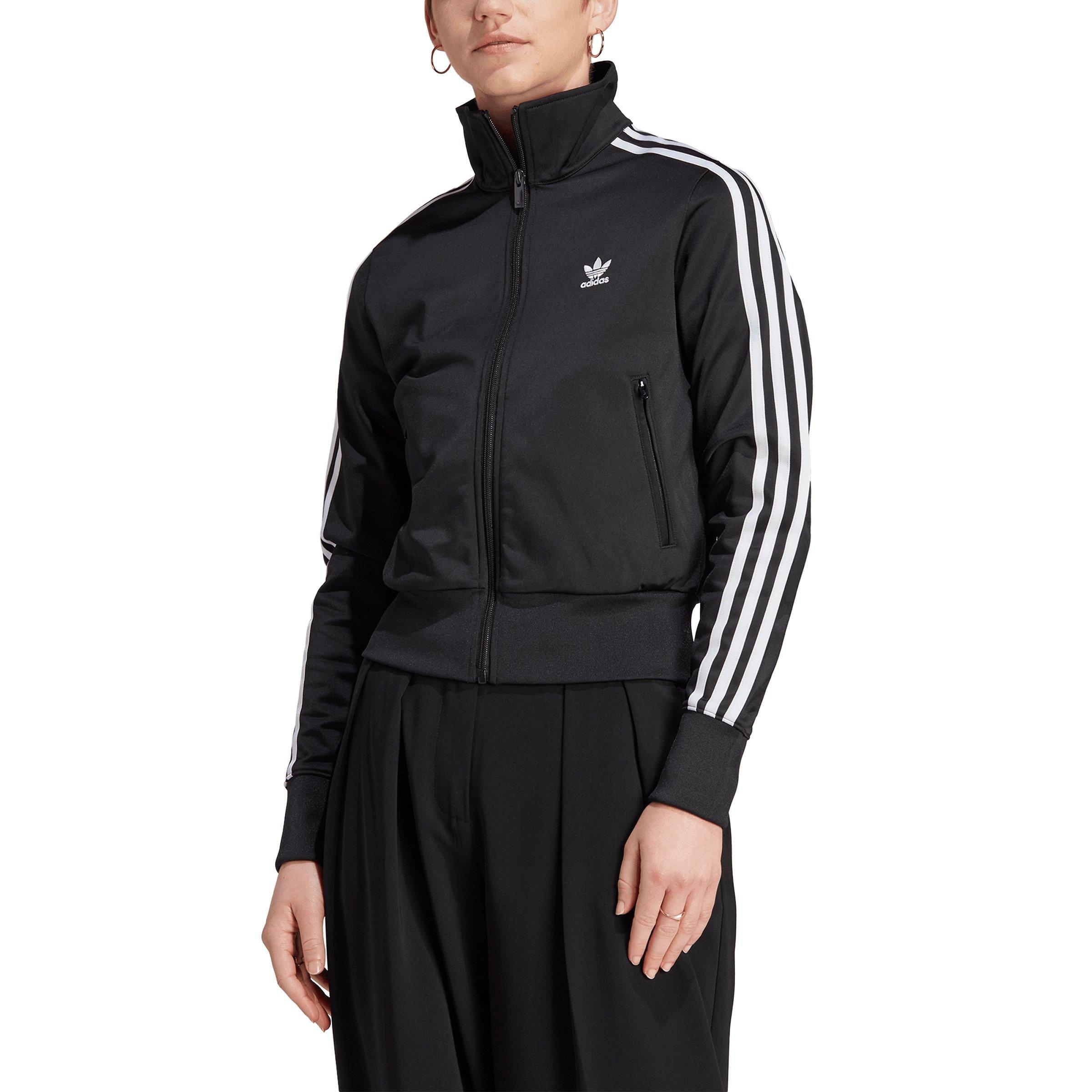 adidas Women's Adicolor Classics Firebird Track Top - Black - BLACK Thumbnail View 1