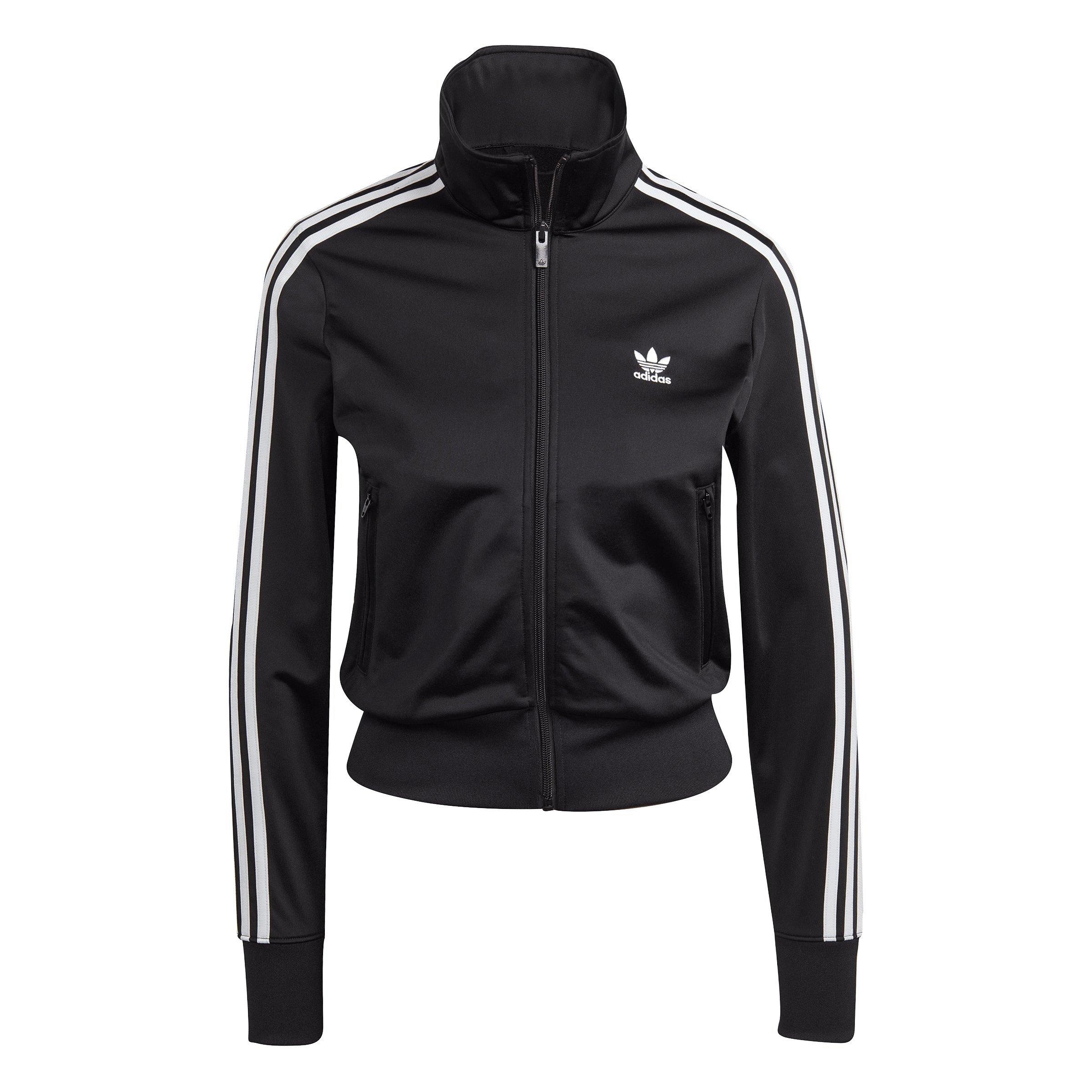 adidas Women's Adicolor Classics Firebird Track Top - Black - BLACK Thumbnail View 6