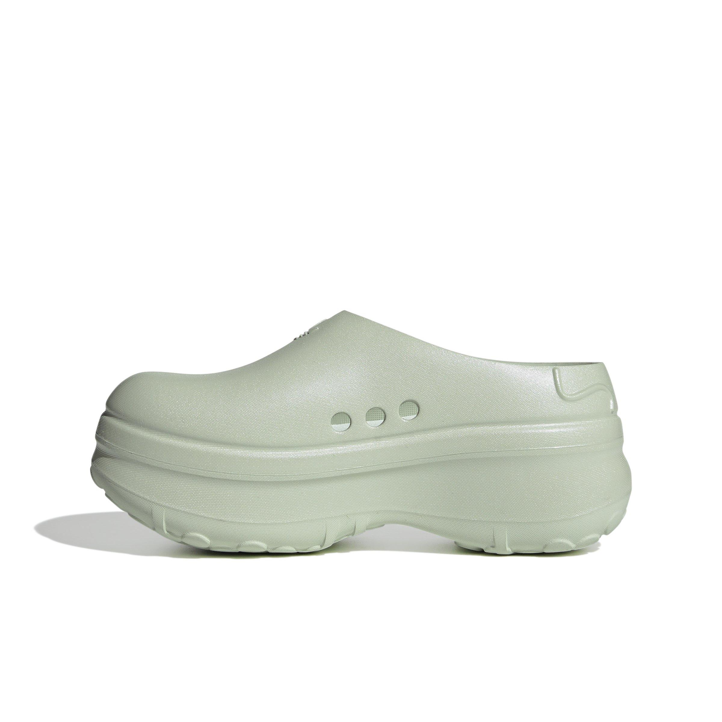 adidas Originals Adifom Stan Smith Mule "Linen Green Metallic/Ftwr White/Linen Green" Women's Shoe - GREEN/WHITE/GREEN Thumbnail View 2