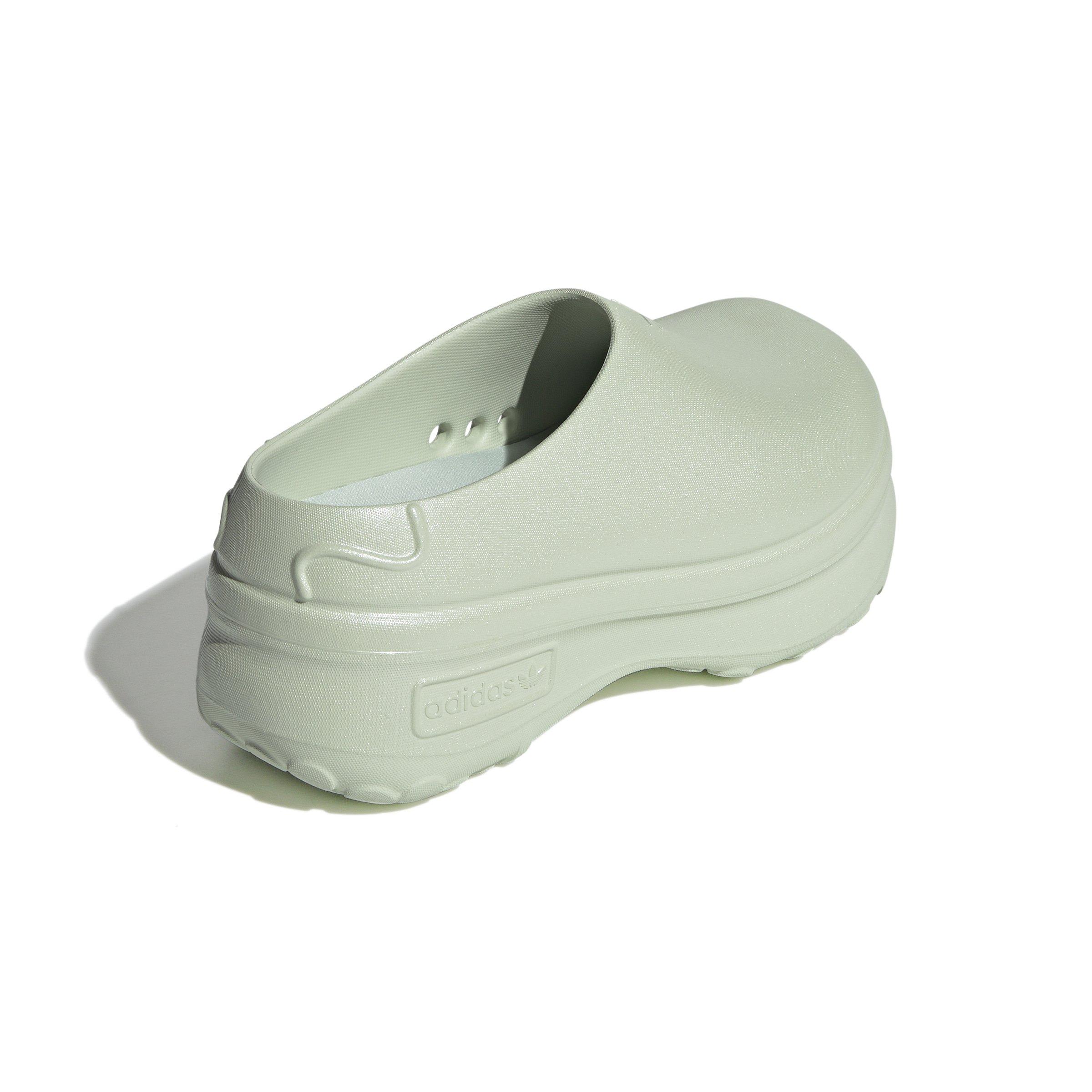 adidas Originals Adifom Stan Smith Mule "Linen Green Metallic/Ftwr White/Linen Green" Women's Shoe - GREEN/WHITE/GREEN Thumbnail View 4