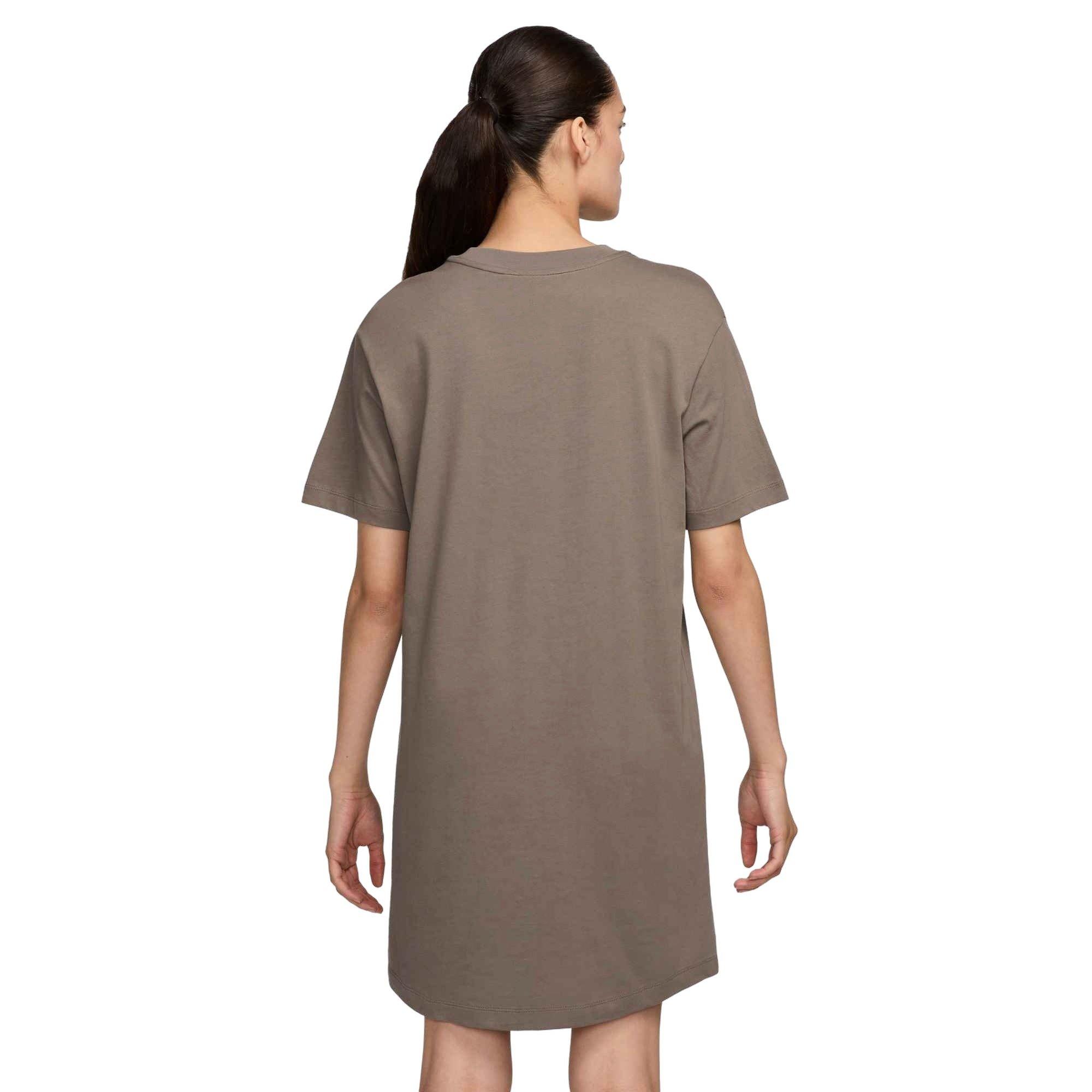 Nike Sportswear Chill Knit Women's Brown Oversized T-Shirt Dress