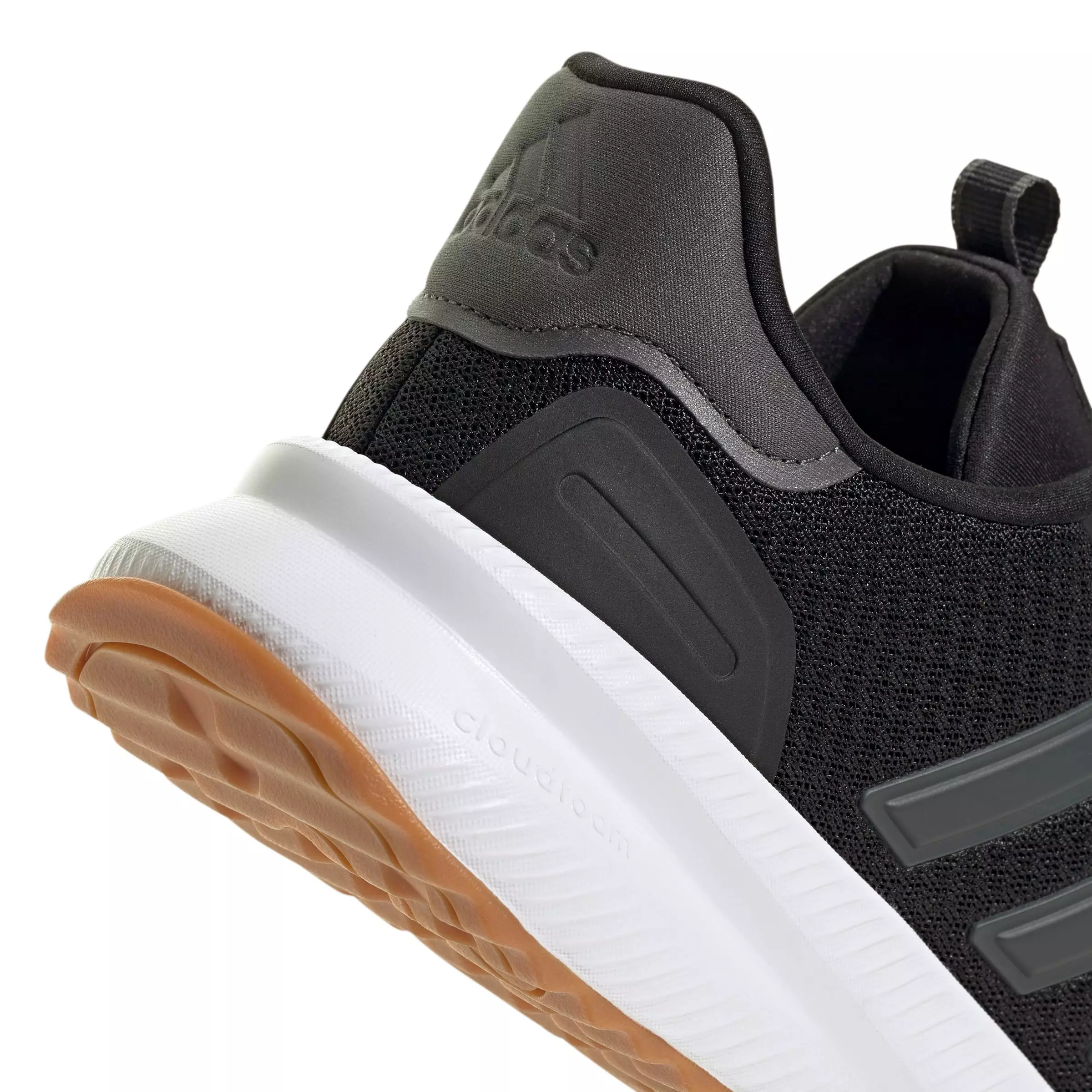 adidas X_PLRPATH "Core Black/Grey Six/Gum 10" Men's Wide Shoe - BLACK/GREY/GUM