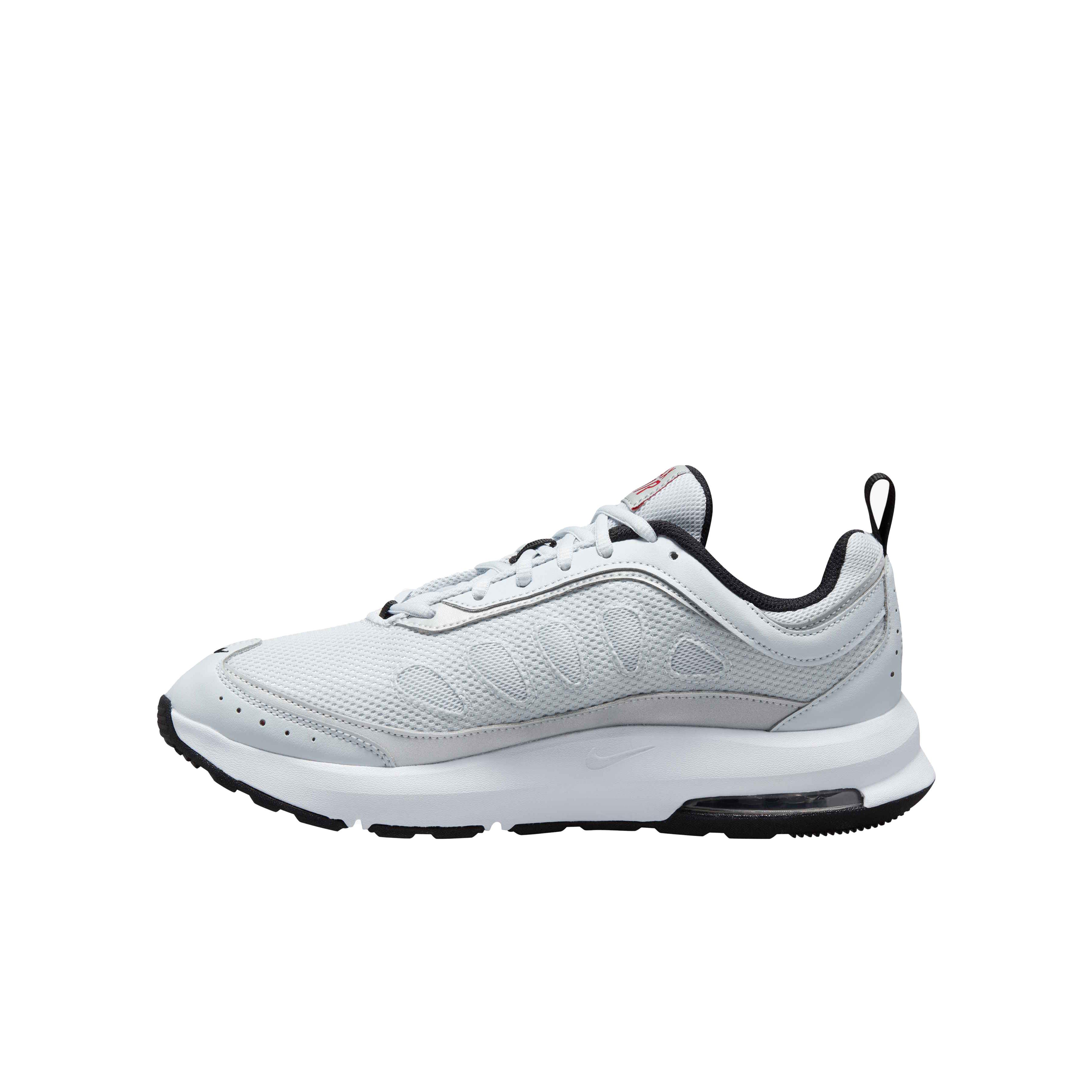 Nike Air Max Ap Pure Platinum Black White University Red Grade School Boys Shoe Hibbett City Gear