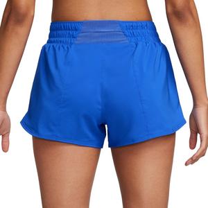 Nike Women's One Dri-FIT Mid-Rise 3" Brief-Lined Shorts - Blue