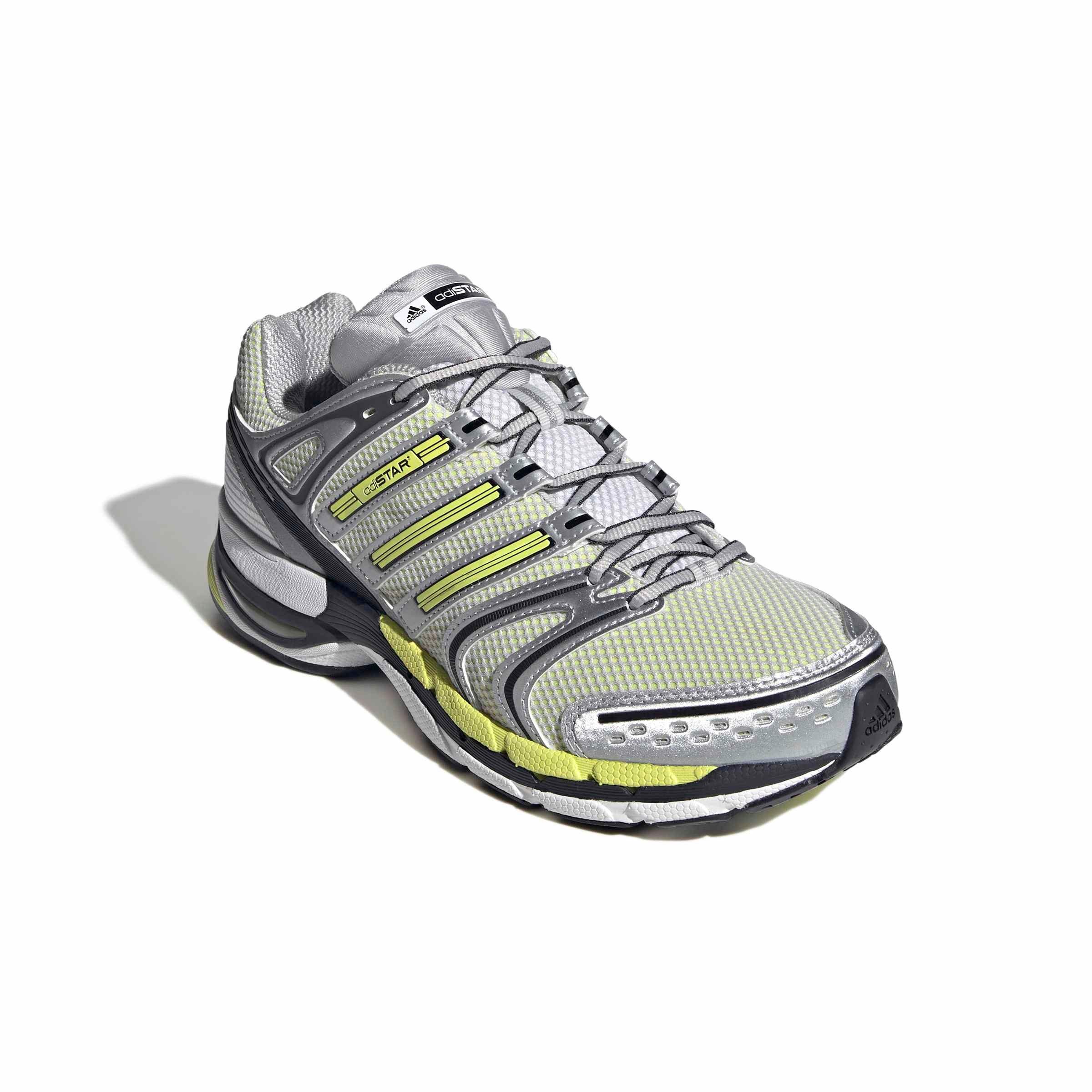 adidas Originals Adistar Control 5 "Grey Two/Semi Frozen Lemon/Utility Black" Men's Shoe - GREY/LEMON/BLACK