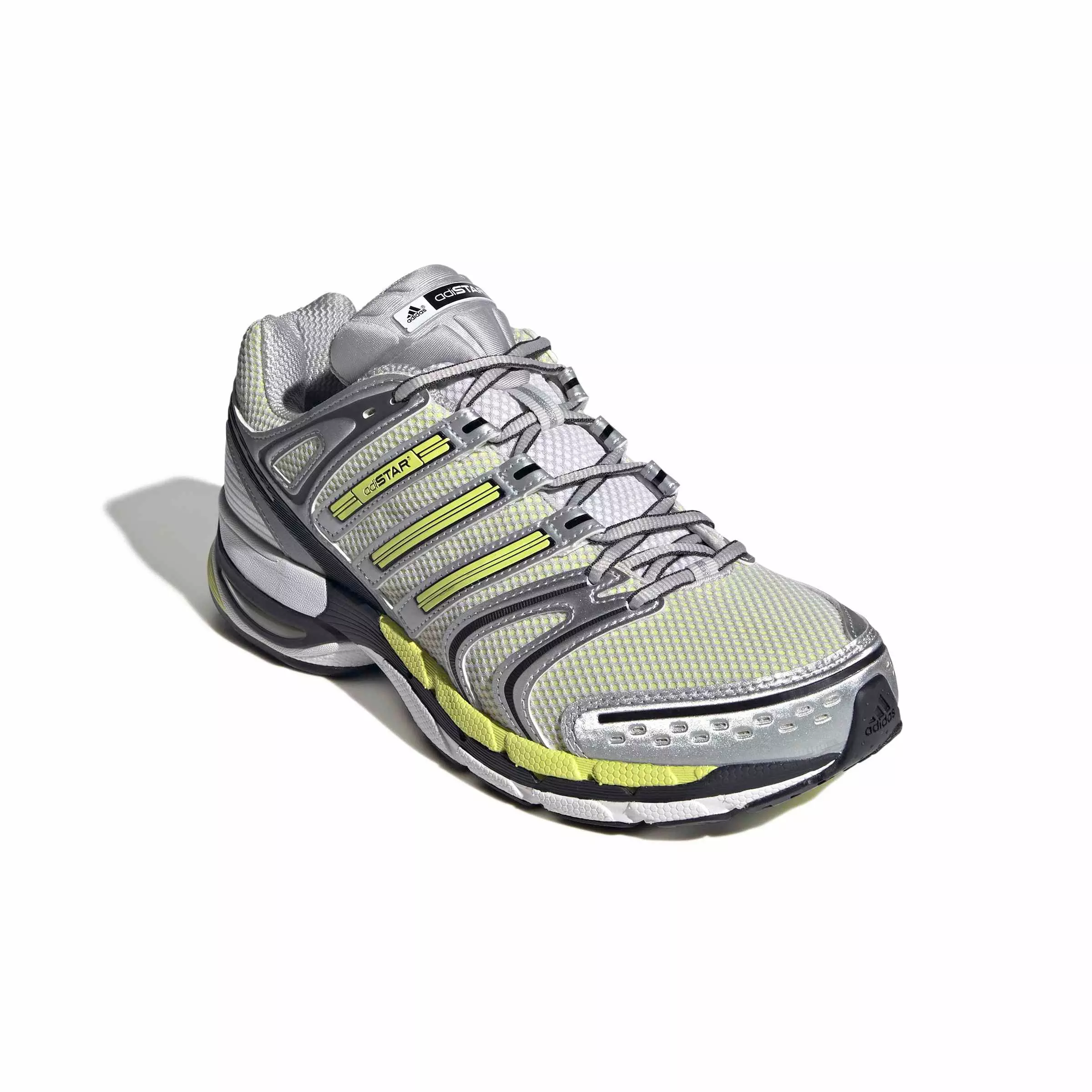 adidas Originals Adistar Control 5 "Grey Two/Semi Frozen Lemon/Utility Black" Men's Shoe - GREY/LEMON/BLACK