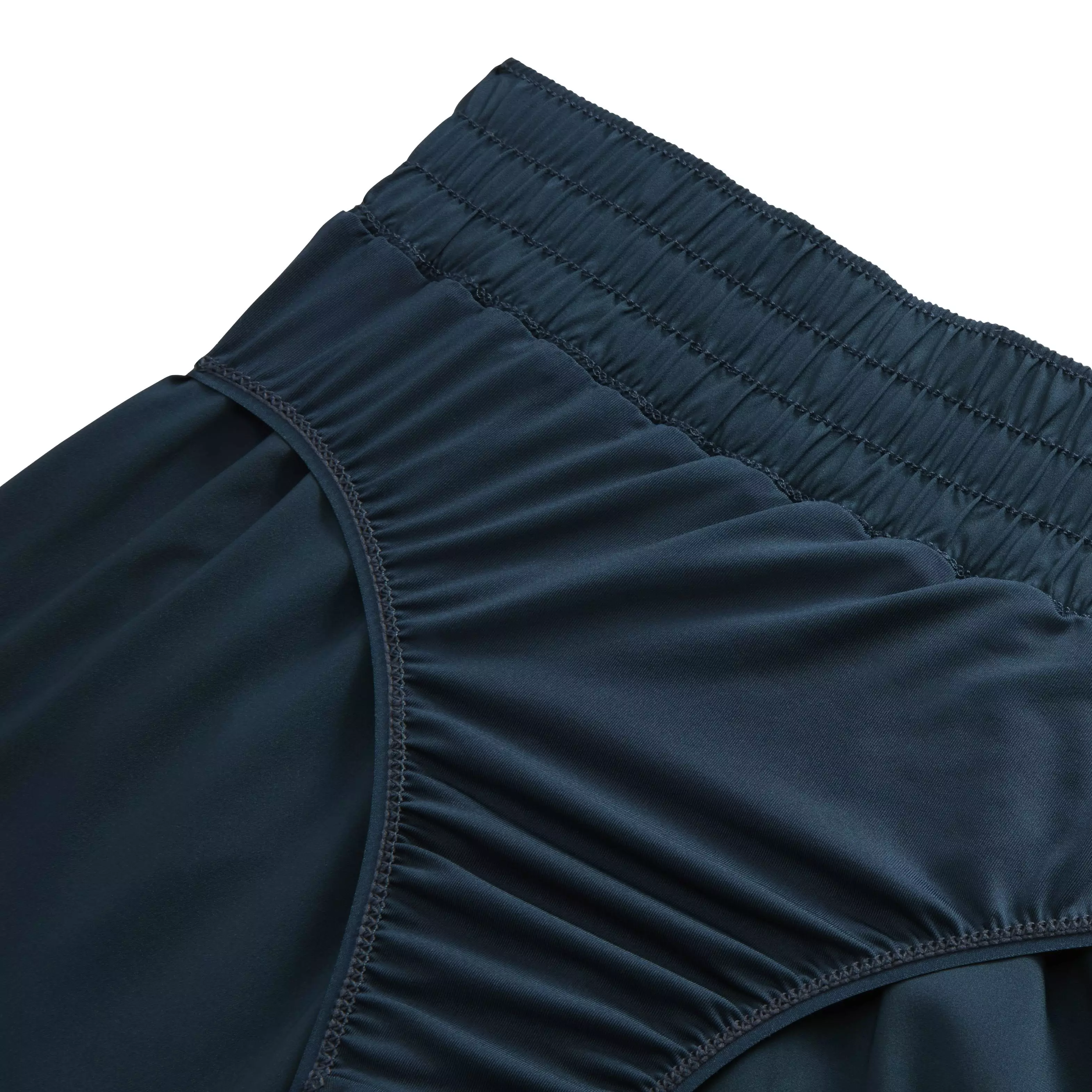 Nike Women's One Dri-FIT Mid-Rise 3" Brief-Lined Shorts - Navy - NAVY