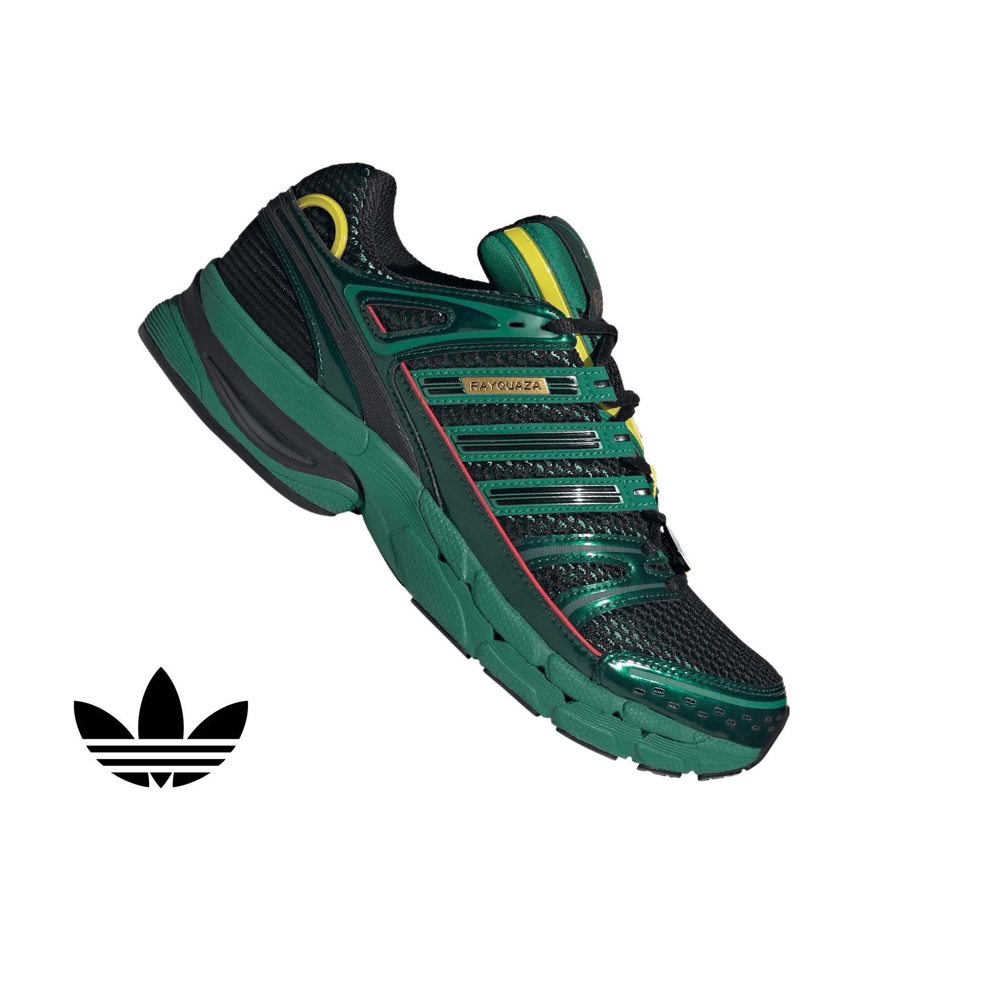 adidas Originals Pok&eacute;mon Adistar Control 5 "Rayquaza" Men's Shoe - BLACK/GREEN/BLACK
