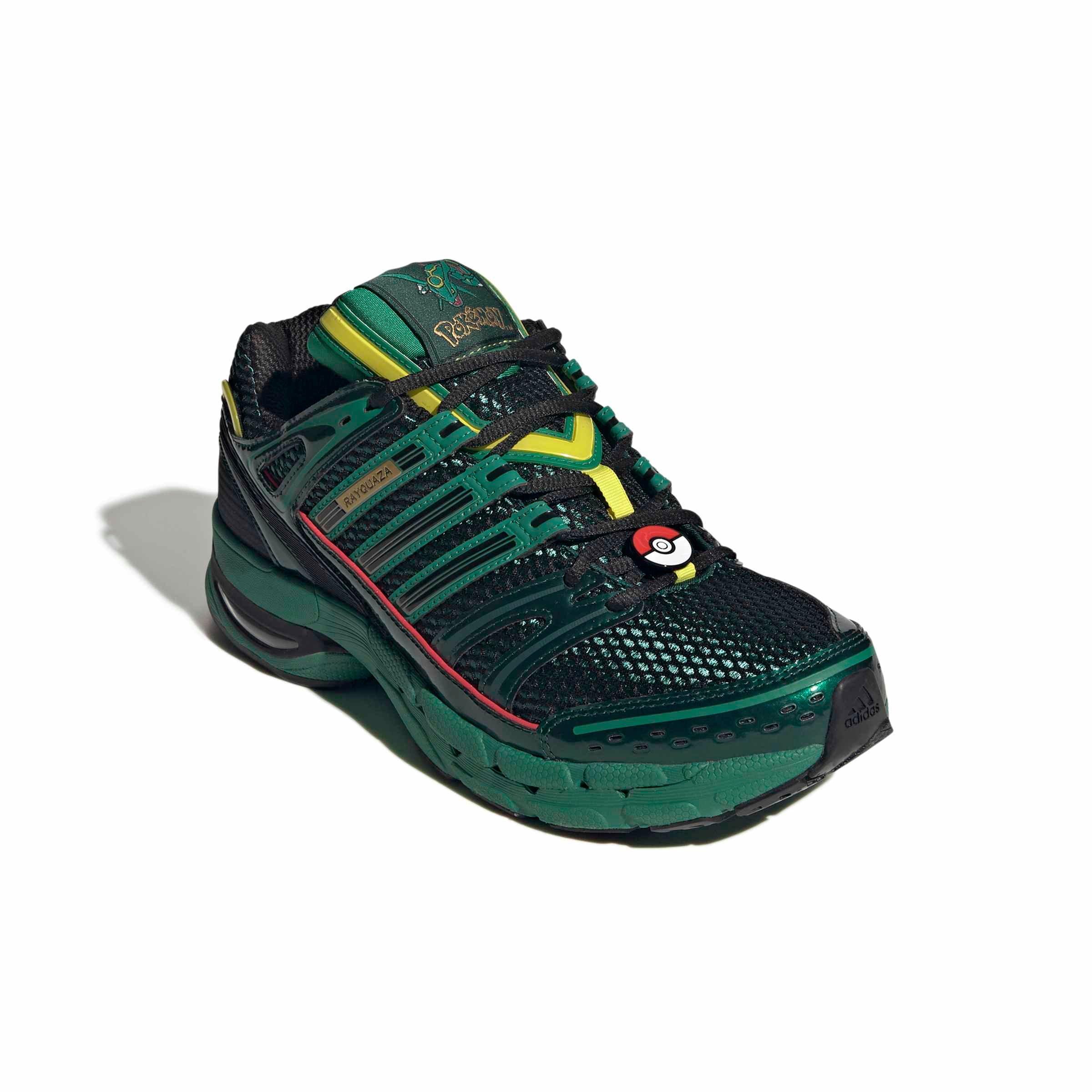 adidas Originals Pok&eacute;mon Adistar Control 5 "Rayquaza" Men's Shoe - BLACK/GREEN/BLACK