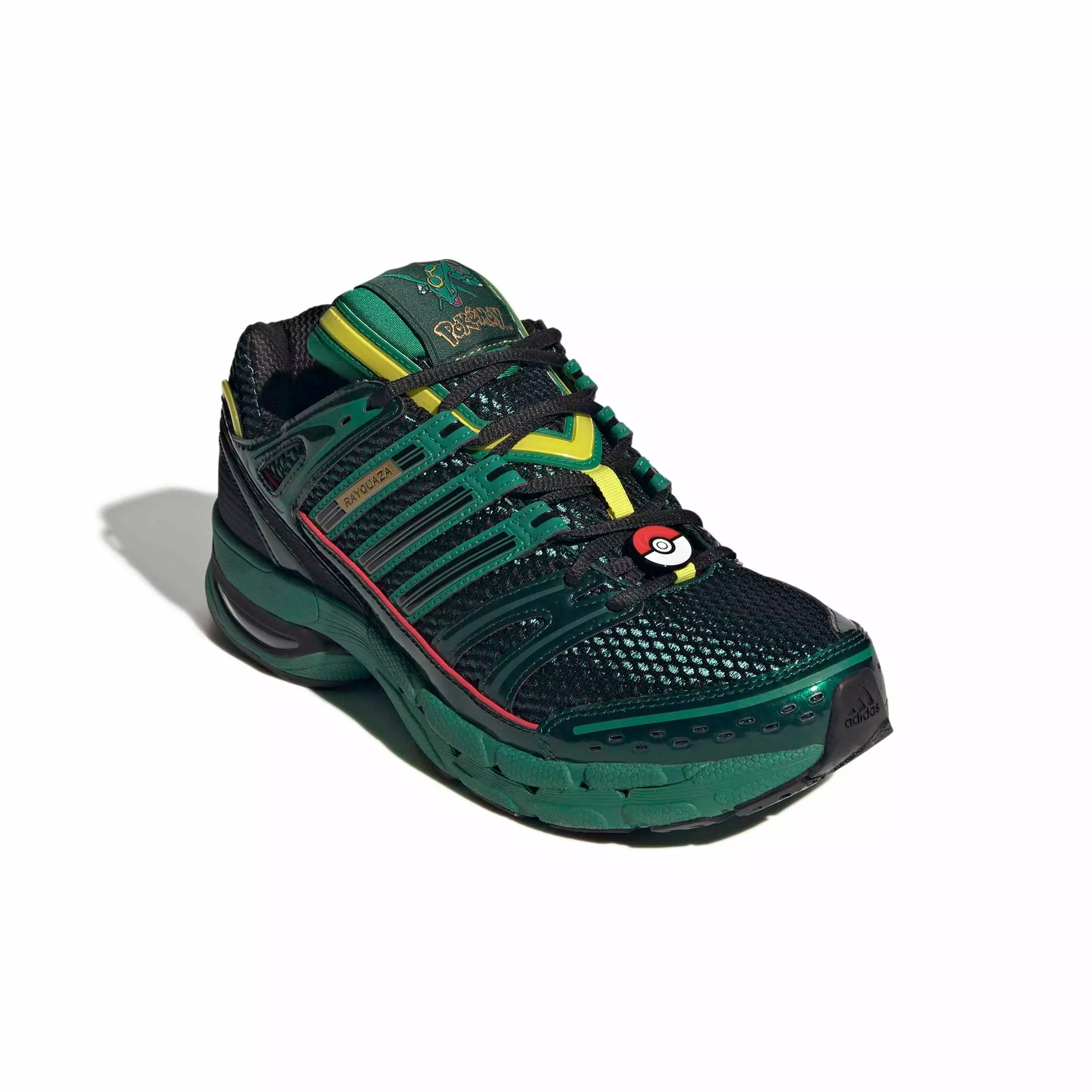 adidas Originals Pok&eacute;mon Adistar Control 5 "Rayquaza" Men's Shoe - BLACK/GREEN/BLACK