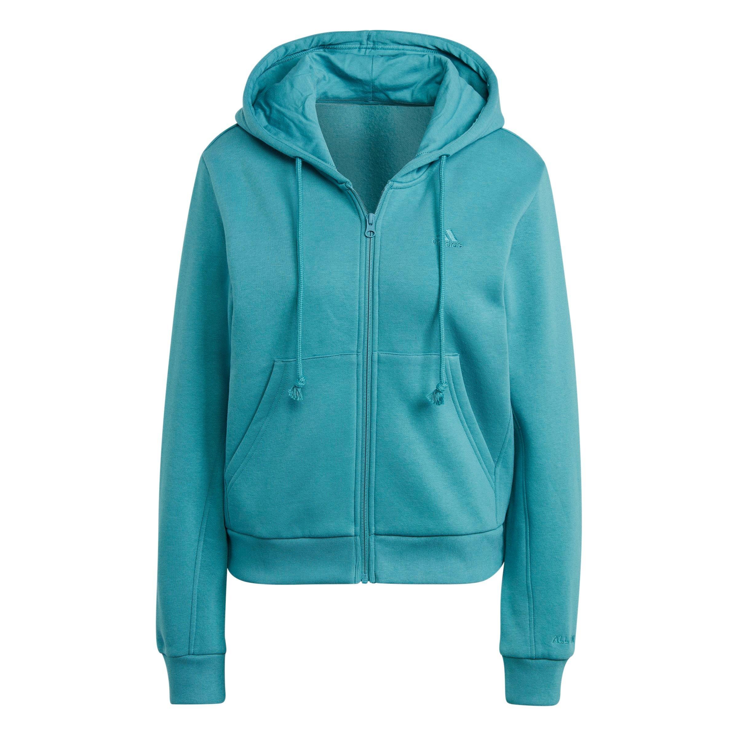 ALL Fleece adidas Women\'s - City | SZN Full-Zip Gear Hooded Jacket Hibbett - Blue