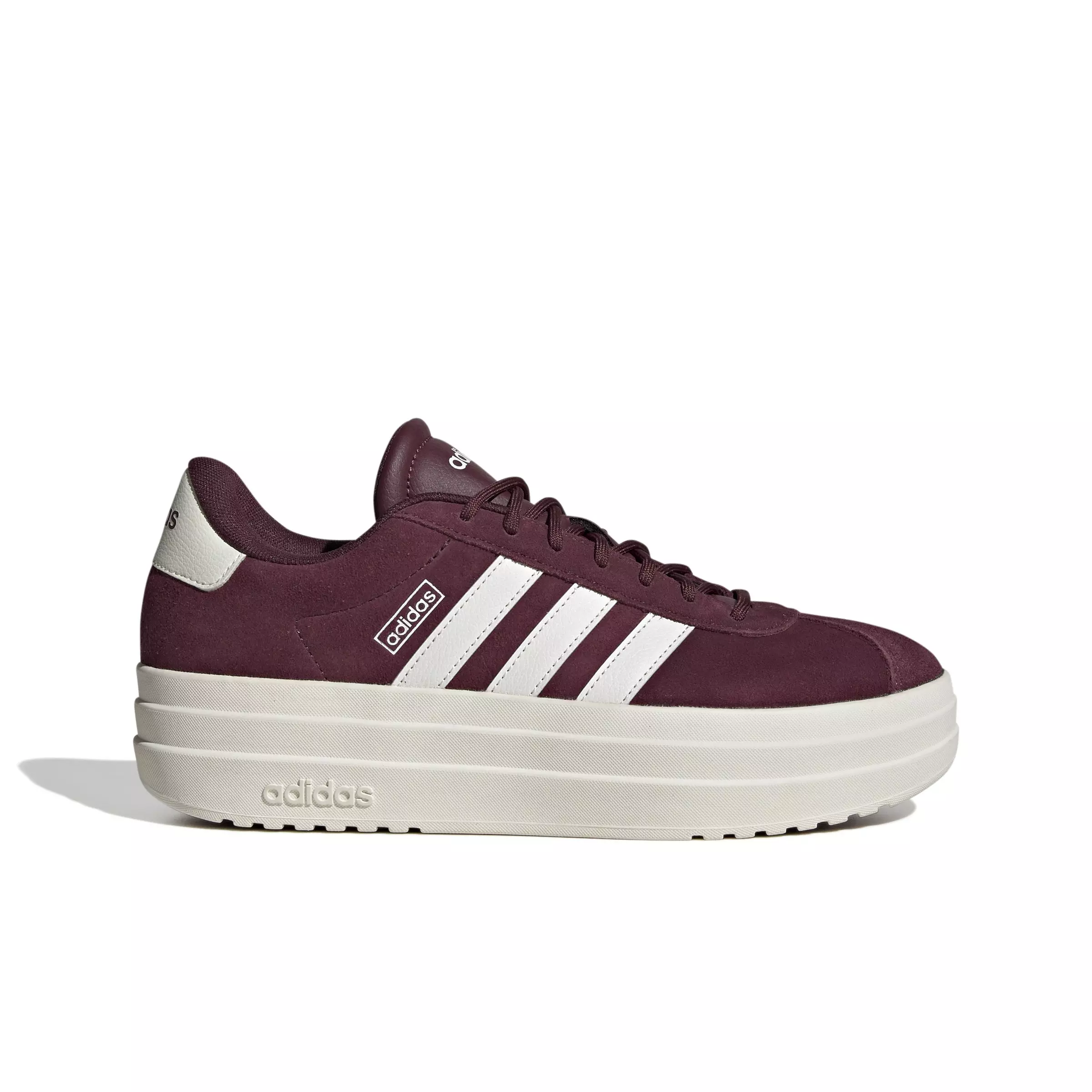adidas VL Court Bold "Maroon/Core White/Off White" Women's Shoe - MAROON/WHITE/OFF WHITE