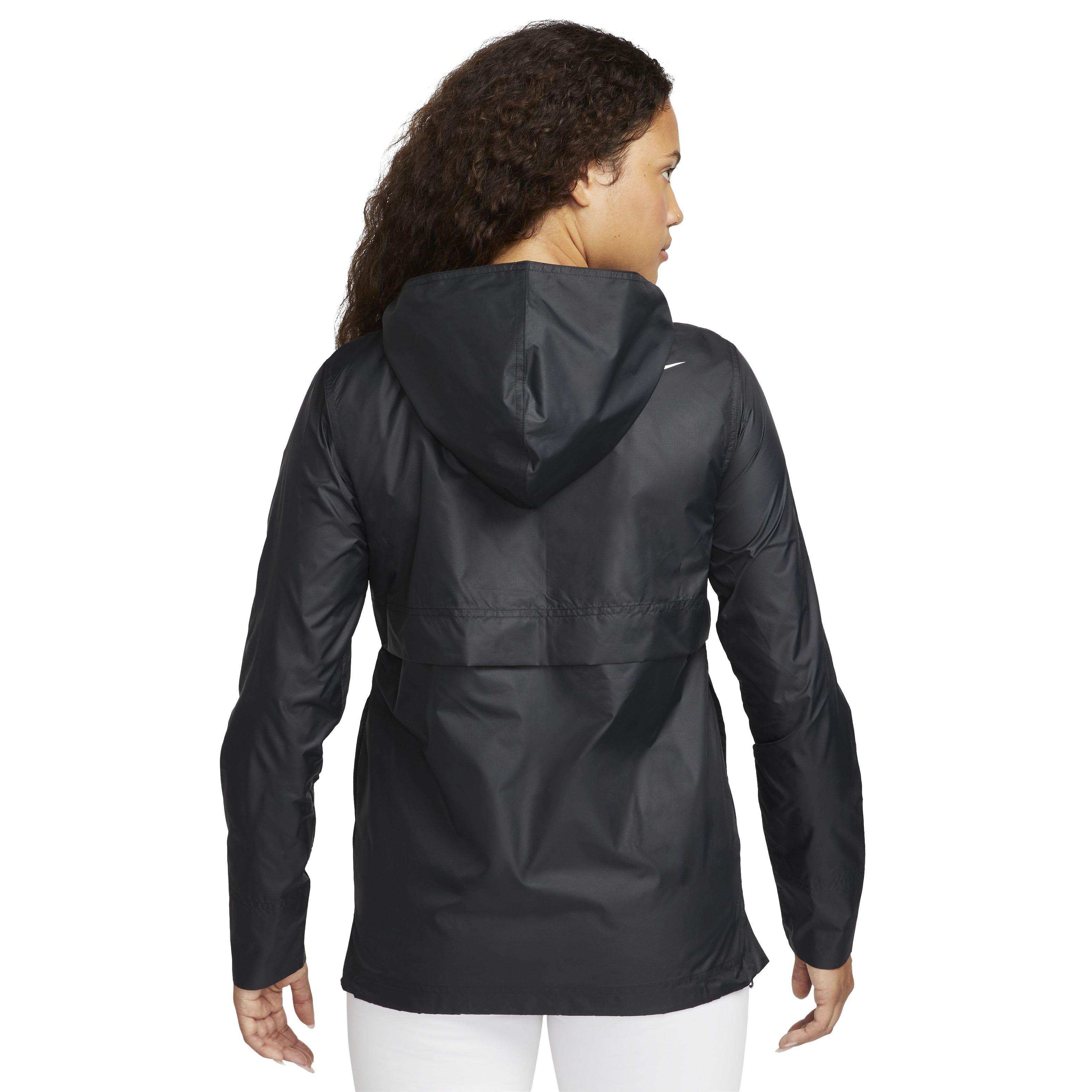Nike Women's​ Tour Repel Golf Jacket - Black - BLACK Thumbnail View 2