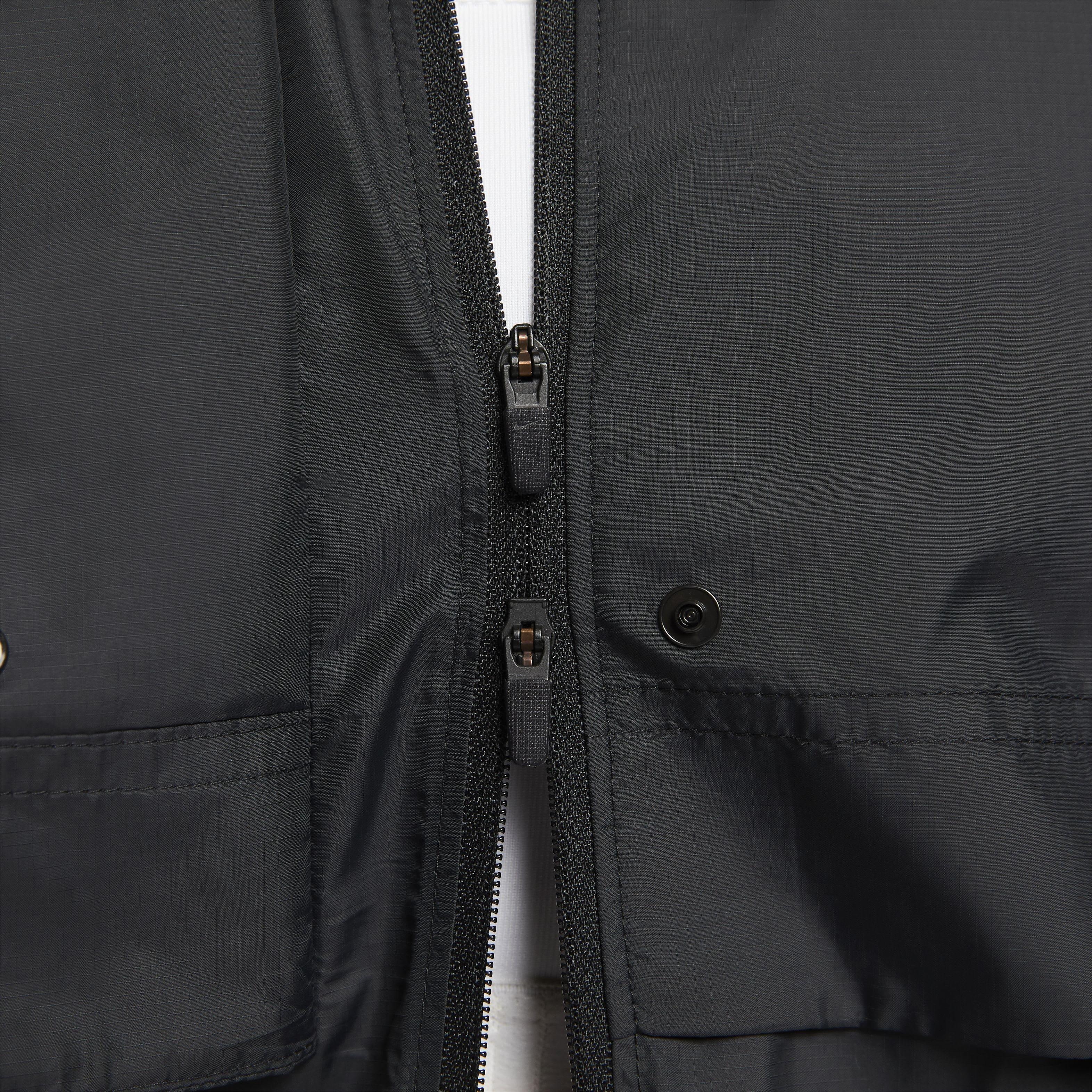 Nike Women's​ Tour Repel Golf Jacket -Black - BLACK Thumbnail View 4