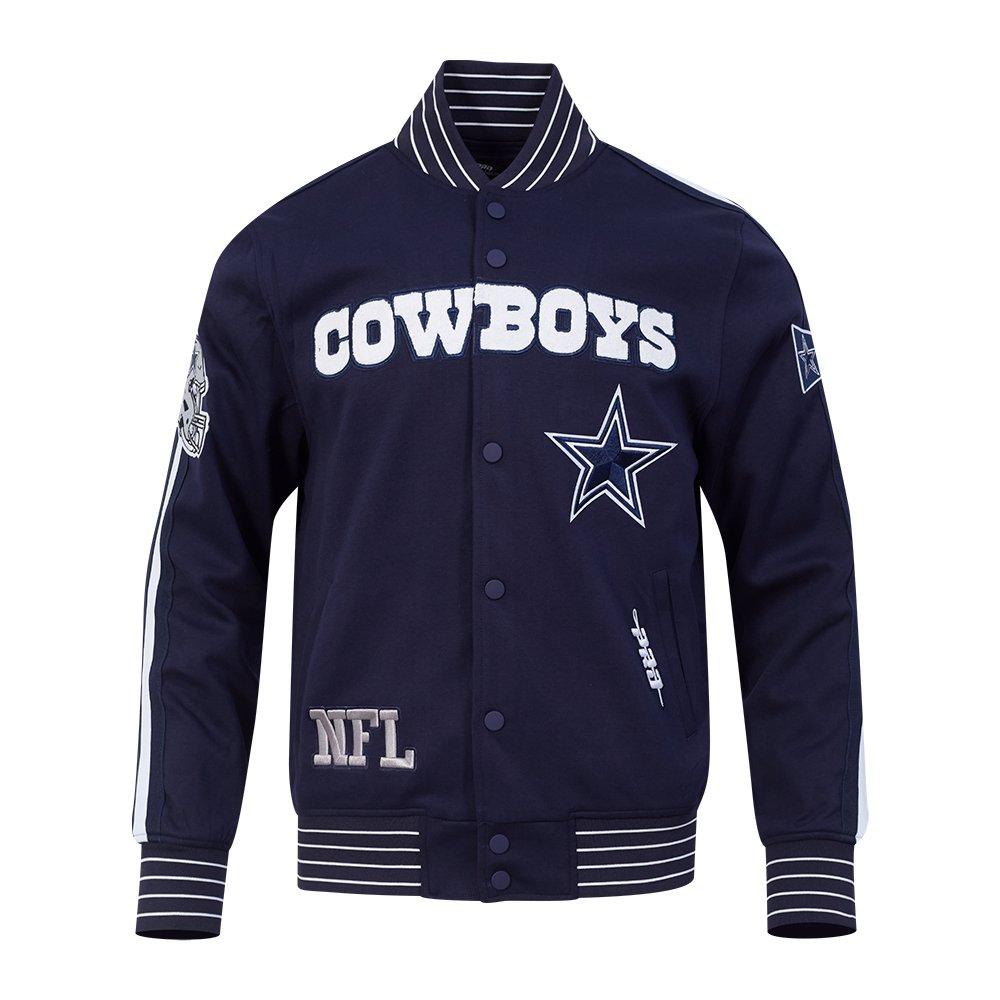 Pro Standard Men's NFL Dallas Cowboys Pro Game Day Dbl Knit Jacket -Navy - NAVY/WHITE Thumbnail View 1