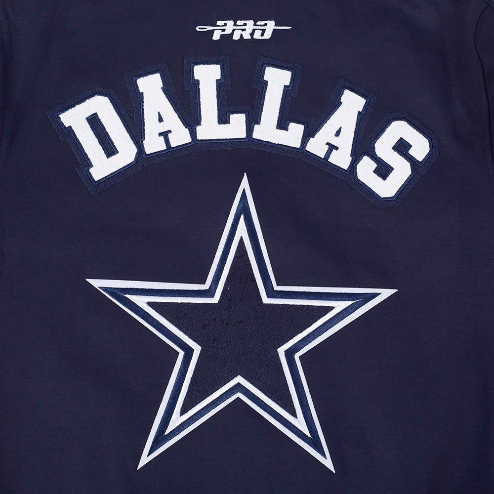 Pro Standard Men's NFL Dallas Cowboys Pro Game Day Dbl Knit Jacket -Navy - NAVY/WHITE Thumbnail View 6