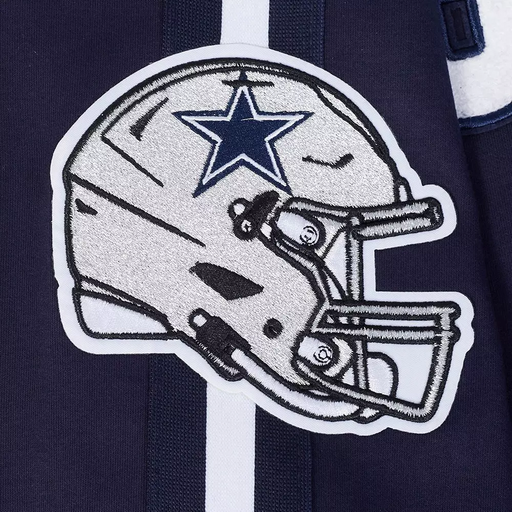 Pro Standard Men's NFL Dallas Cowboys Pro Game Day Dbl Knit Jacket - Navy - NAVY/WHITE