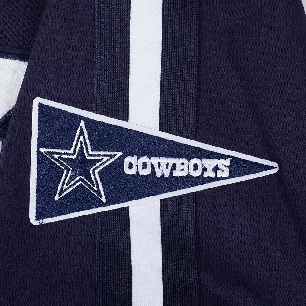 Pro Standard Men's NFL Dallas Cowboys Pro Game Day Dbl Knit Jacket - Navy - NAVY/WHITE