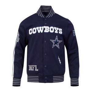 Pro Standard Men's NFL Dallas Cowboys Pro Game Day Dbl Knit Jacket -Navy