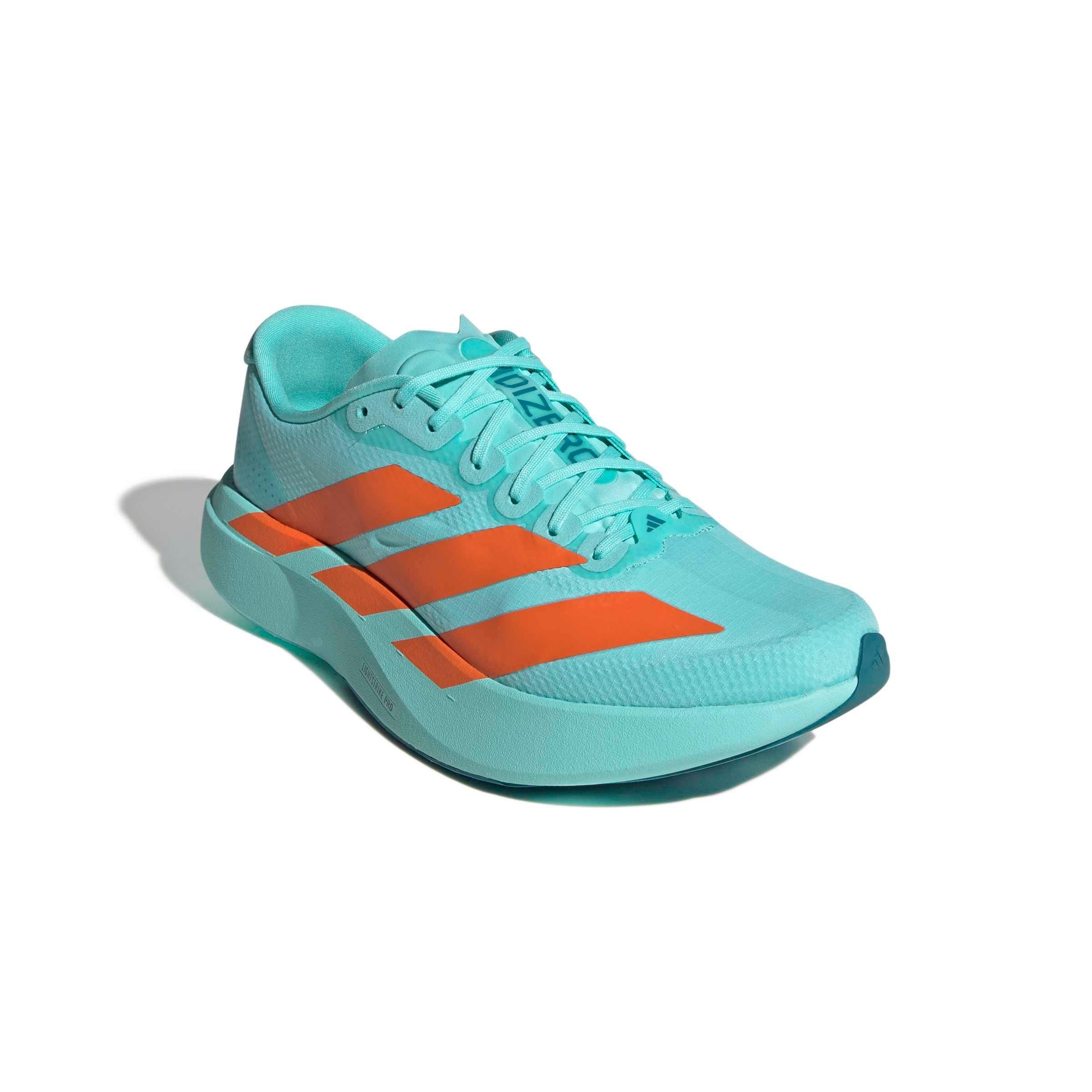 adidas Adizero EVO SL "Flash Aqua/Impact Orange/Arctic Fusion" Men's Running Shoe - AQUA/ORANGE/ARCTIC
