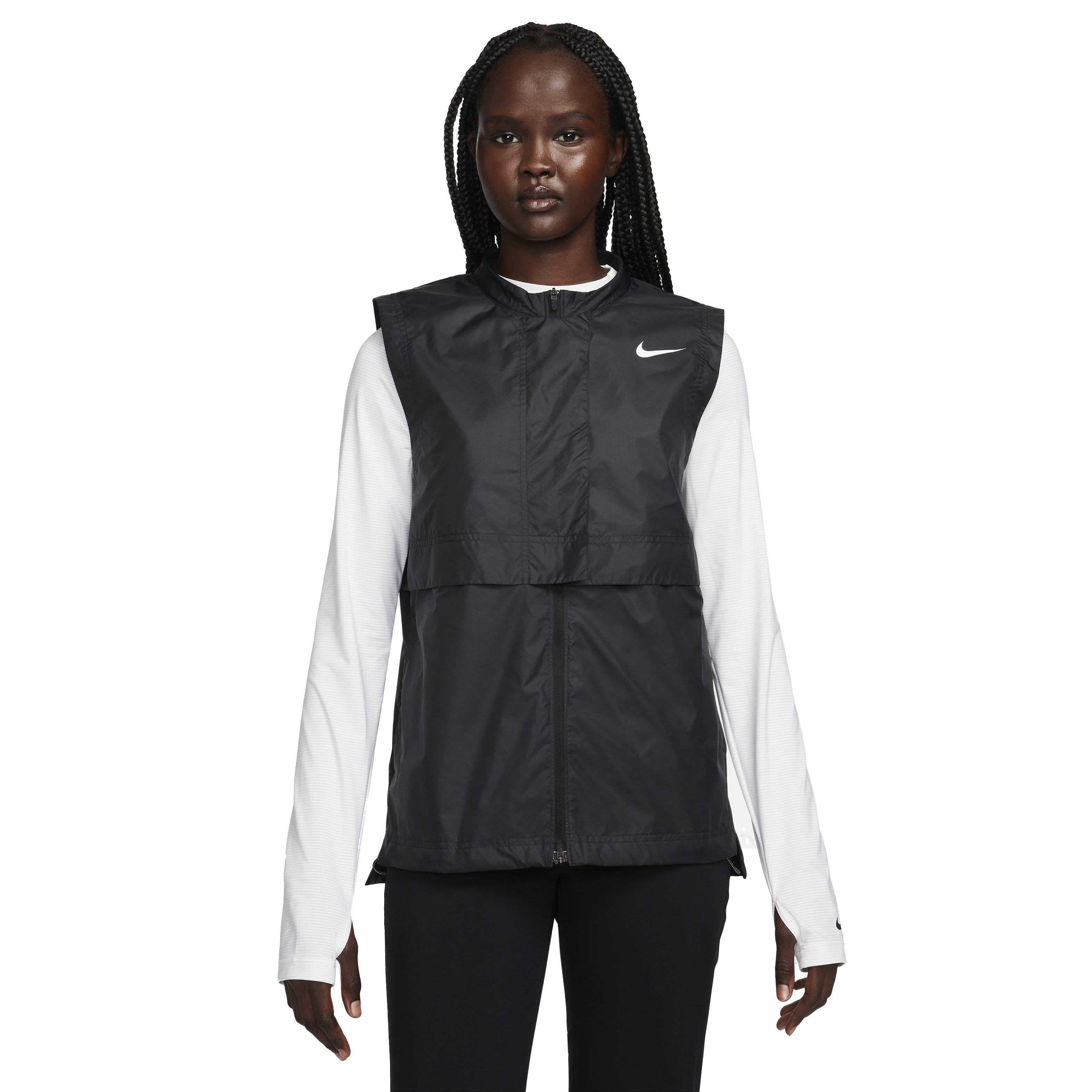 Nike Women's Tour Repel Golf Vest - Black - BLACK