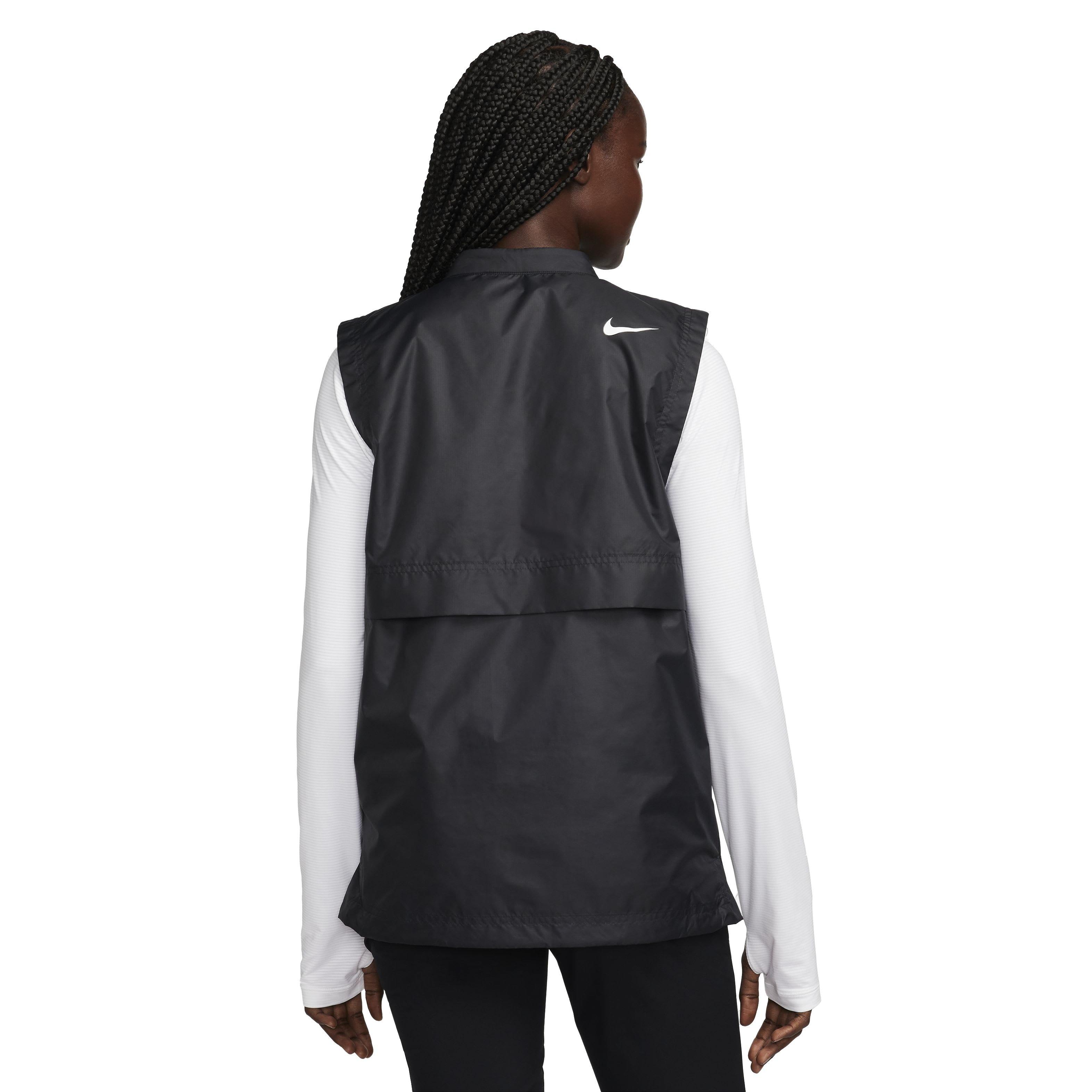 Nike Women's Tour Repel Golf Vest - Black - BLACK Thumbnail View 2