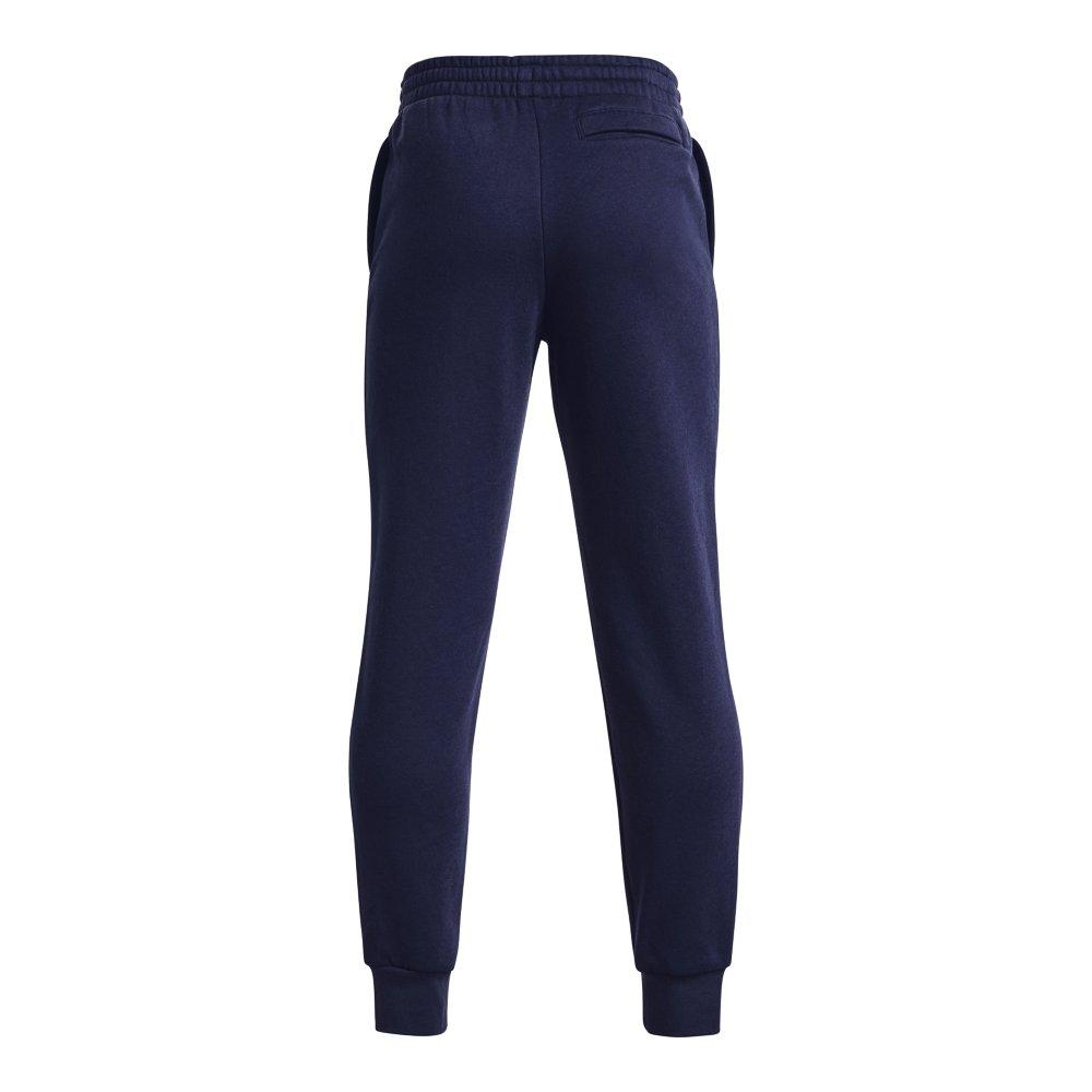 Under Armour Rival Fleece Big Boys' Navy Joggers