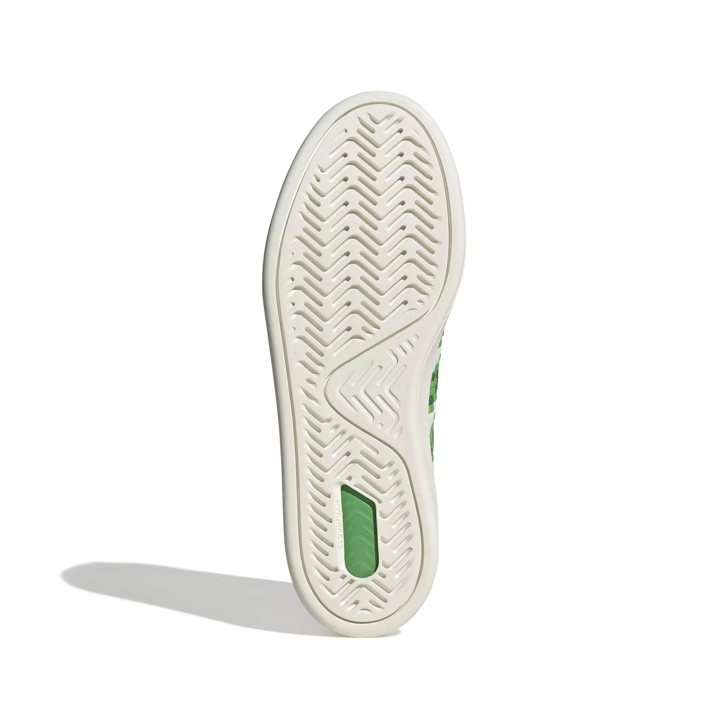 adidas Minecraft Grand Court 3.0 "Ftwr White/Core Black/Core White" Men's Shoe - WHITE/BLACK/WHITE