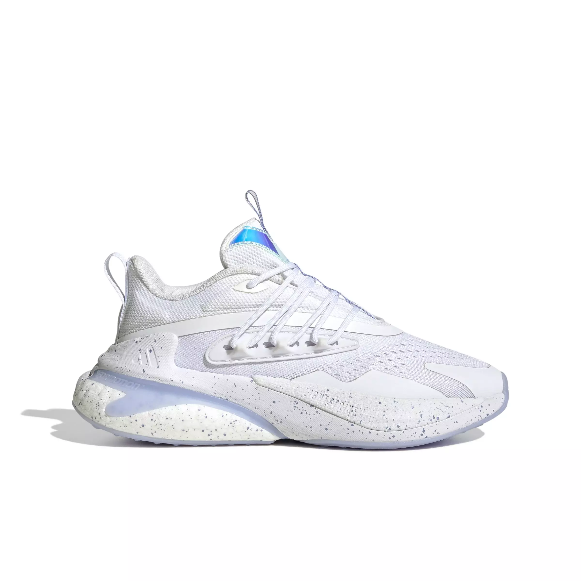 adidas Alphaboost V2 "Ftwr White/Ftwr White/Blue Spark" Women's Running Shoe - WHITE/WHITE/BLUE