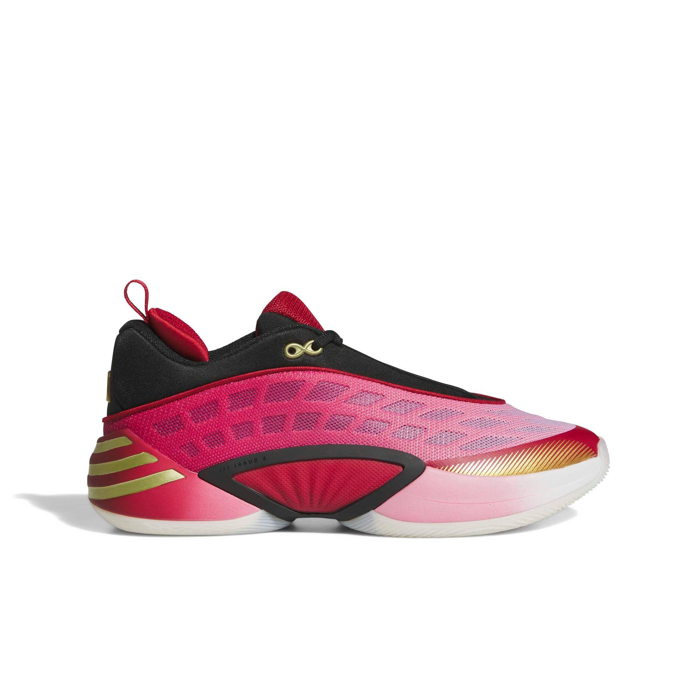 adidas D.O.N. Issue 8 "Ftwr White/Team Victory Red/Core Black" Men's Basketball Shoe - WHITE/RED/BLACK