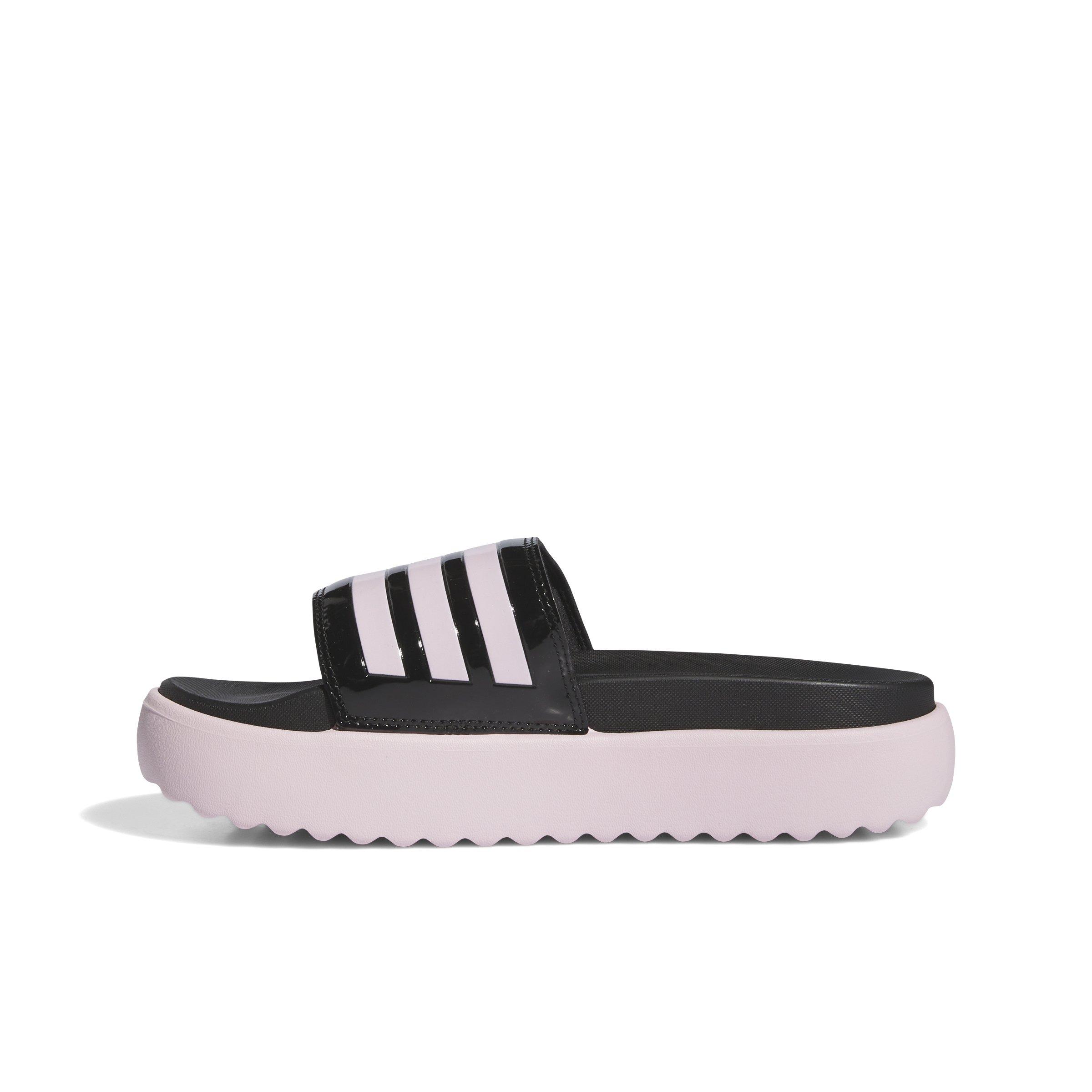 adidas Adilette Platform Women's "Core Black/Clear Pink/Clear Pink" Slide