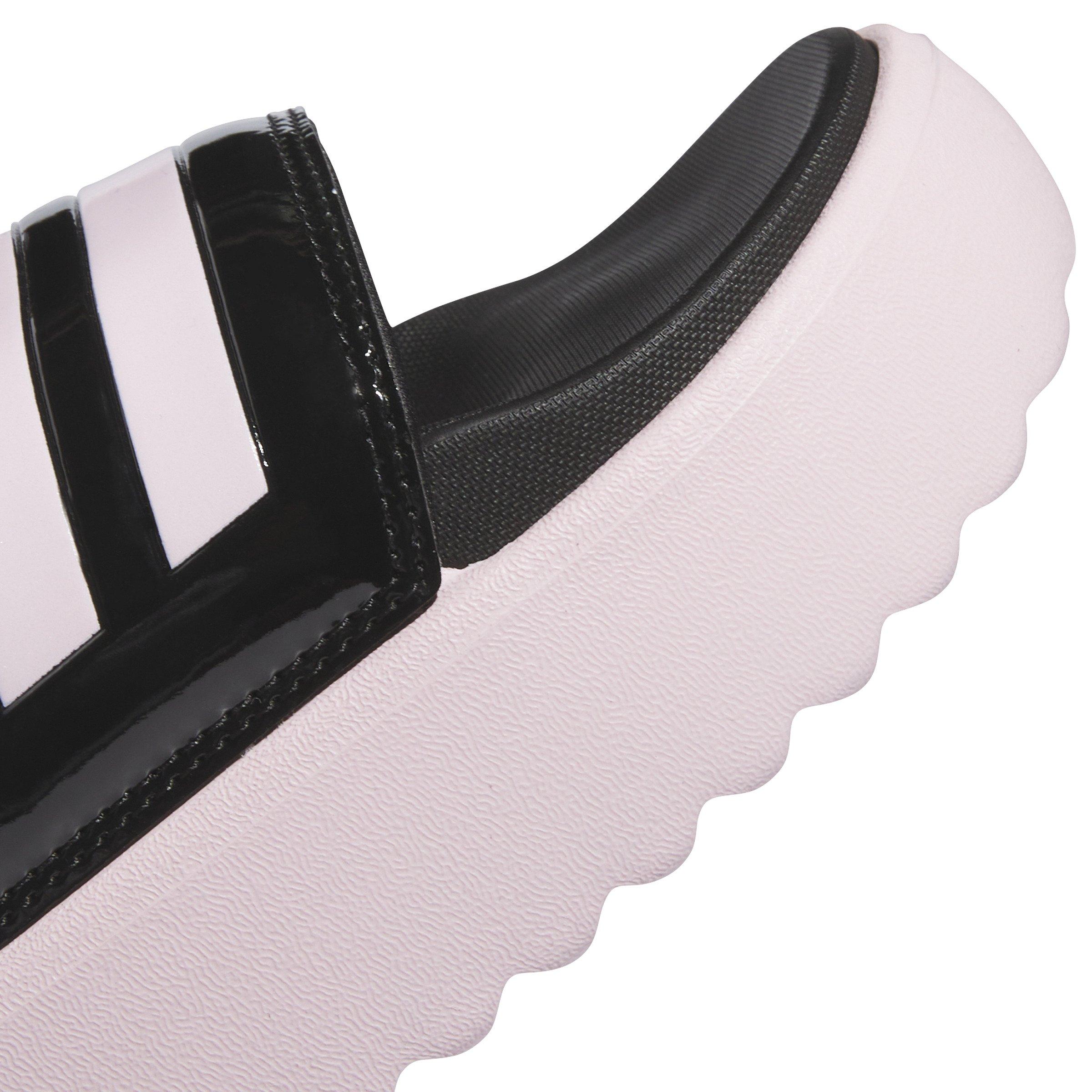 adidas Adilette Platform Women's "Core Black/Clear Pink/Clear Pink" Slide