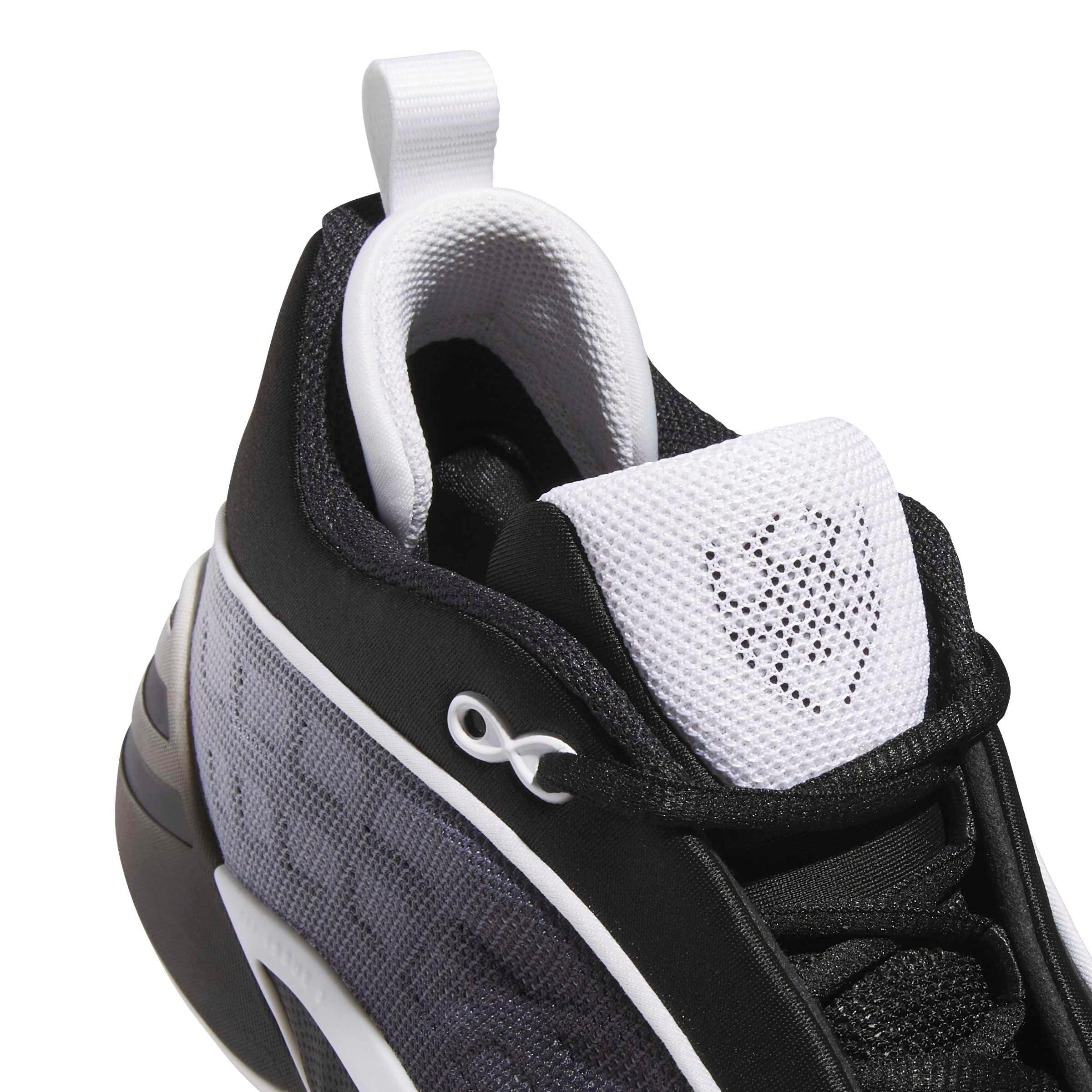 adidas D.O.N. Issue 8 "Yin and Yang" Men's Basketball Shoe - WHITE/BLACK/WHITE