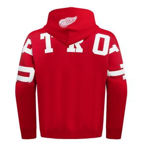 Pro Standard Men's NHL Detroit Red Wings Wingspan Drop Shoulder Fleece Hoodie