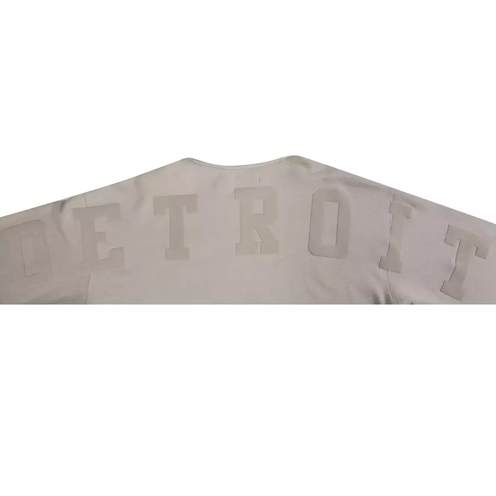 Pro Standard Men's NHL Detroit Red Wings Wingspan Drop Shoulder Fleece Hoodie - TAN