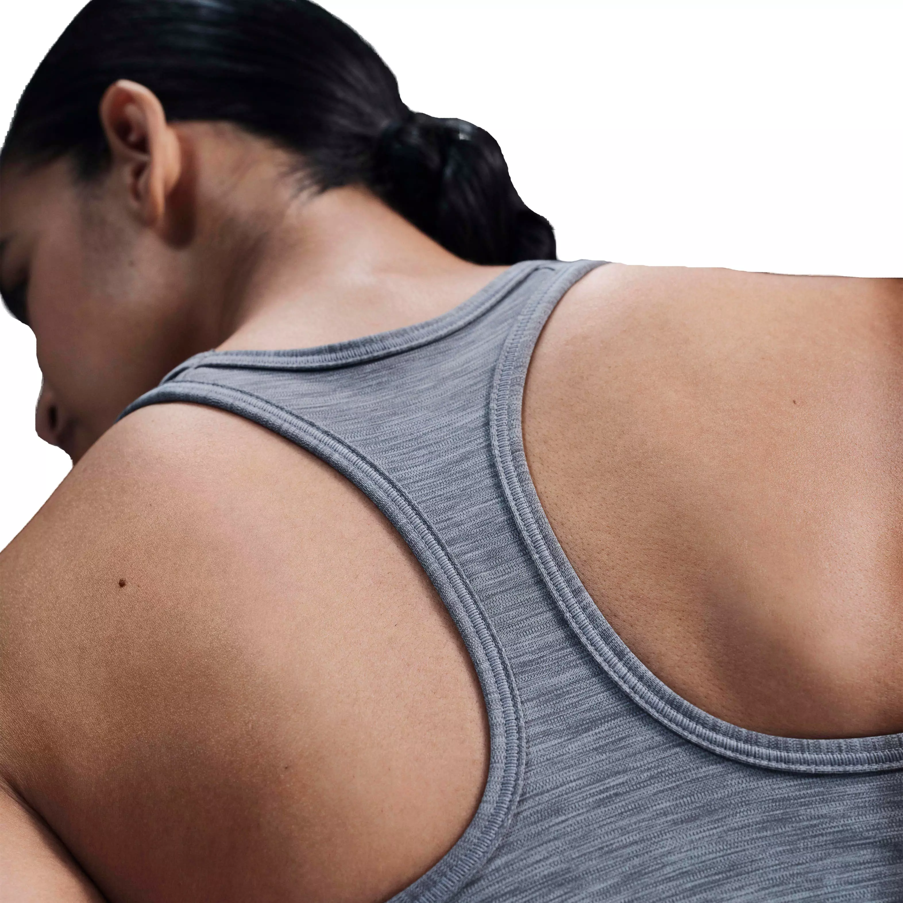 Nike Women's Swoosh Medium Support Padded Sports Bra - Grey - GREY