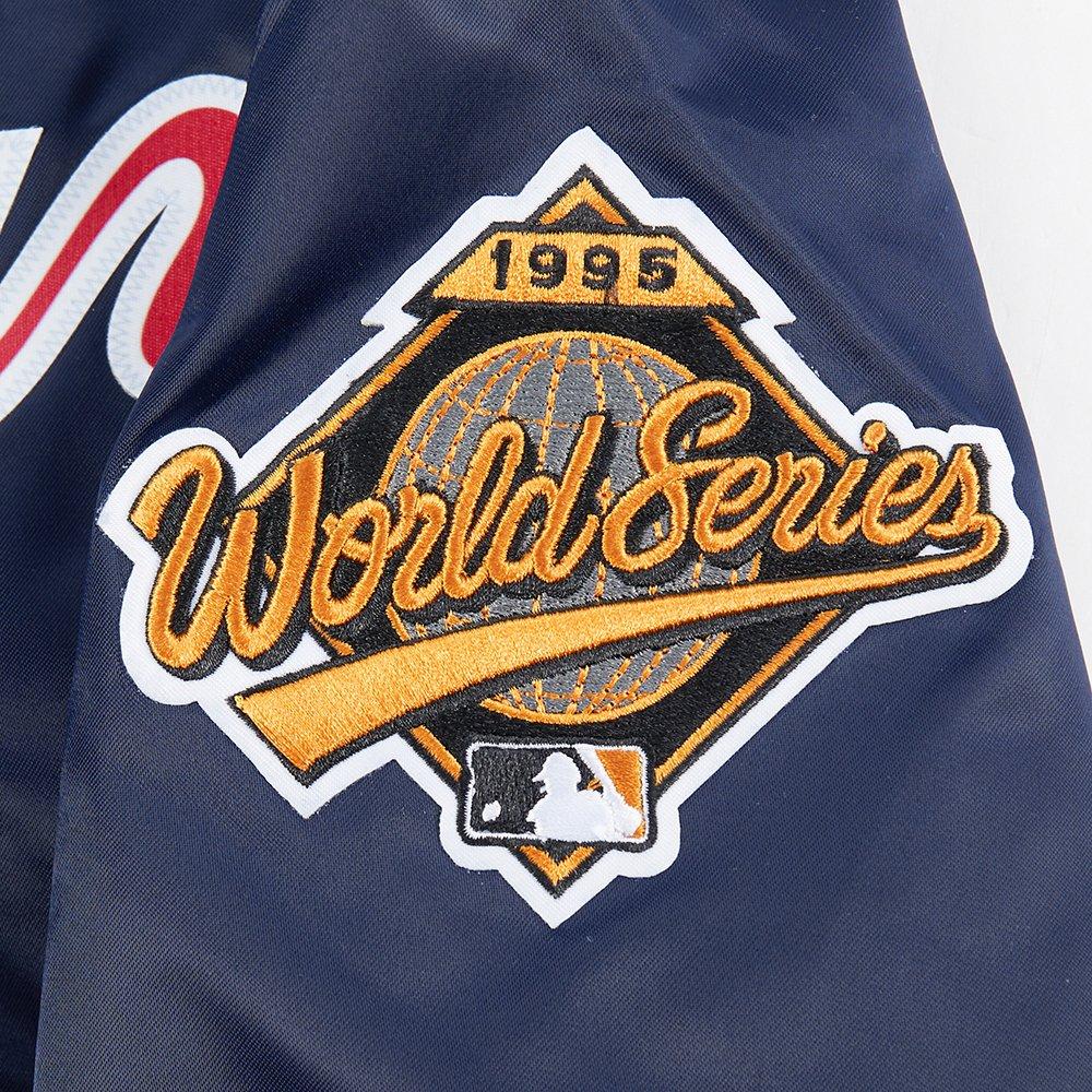 Pro Standard MLB Atlanta Braves Classic Big Boys' Navy Satin Jacket