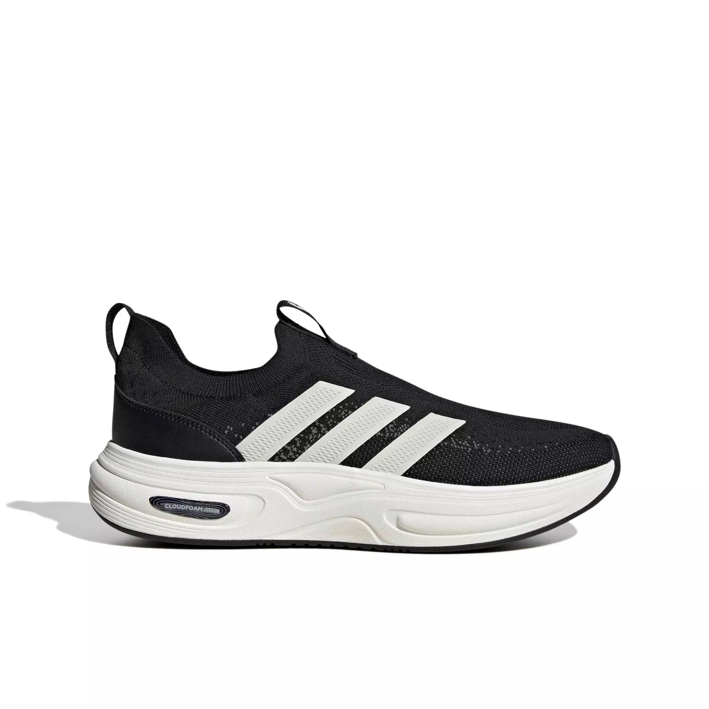 adidas Cloudfoam Cuxxion Sock "Core Black/Core White/Grey Five" Men's Shoe - BLACK/WHITE/GREY