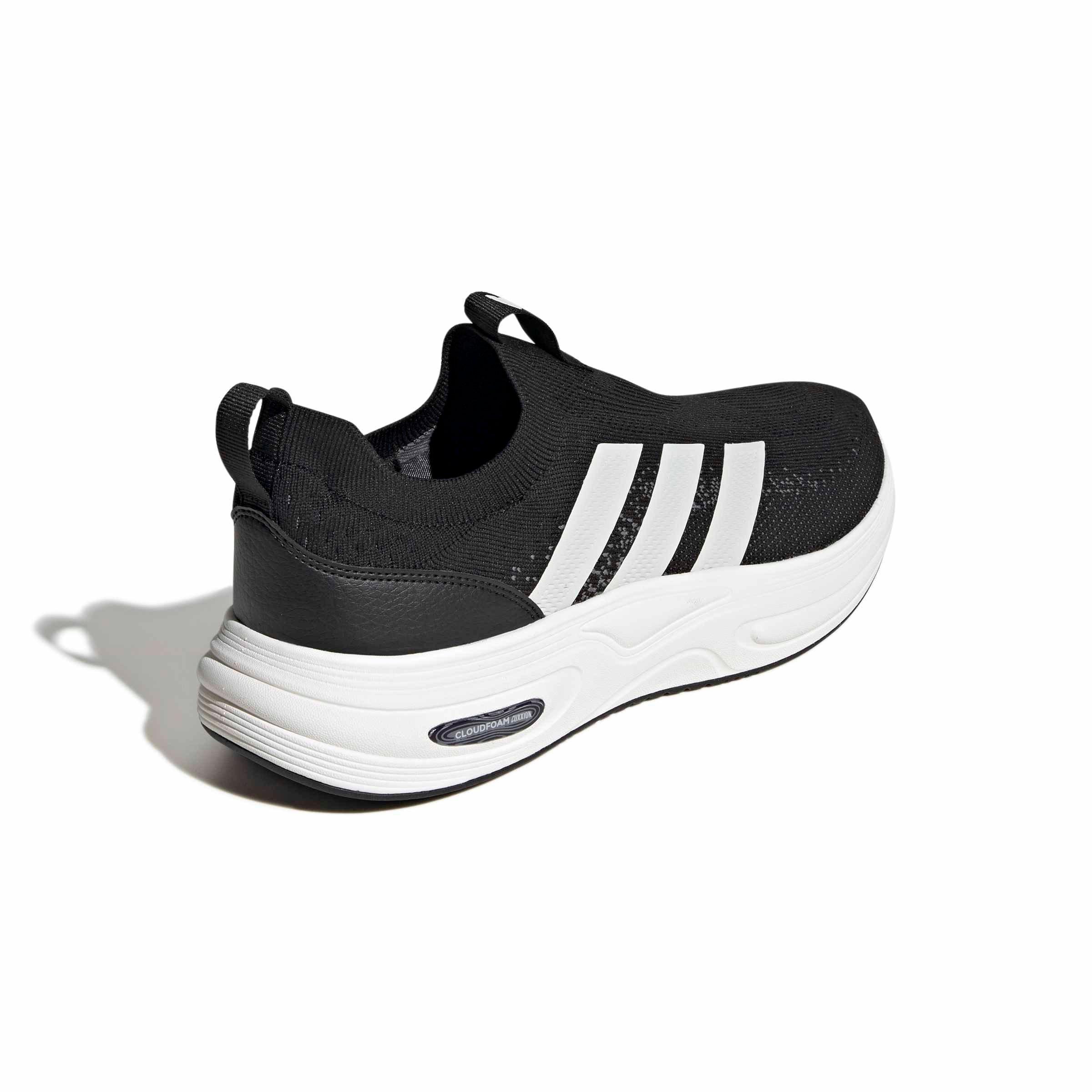 adidas Cloudfoam Cuxxion Sock "Core Black/Core White/Grey Five" Men's Shoe - BLACK/WHITE/GREY