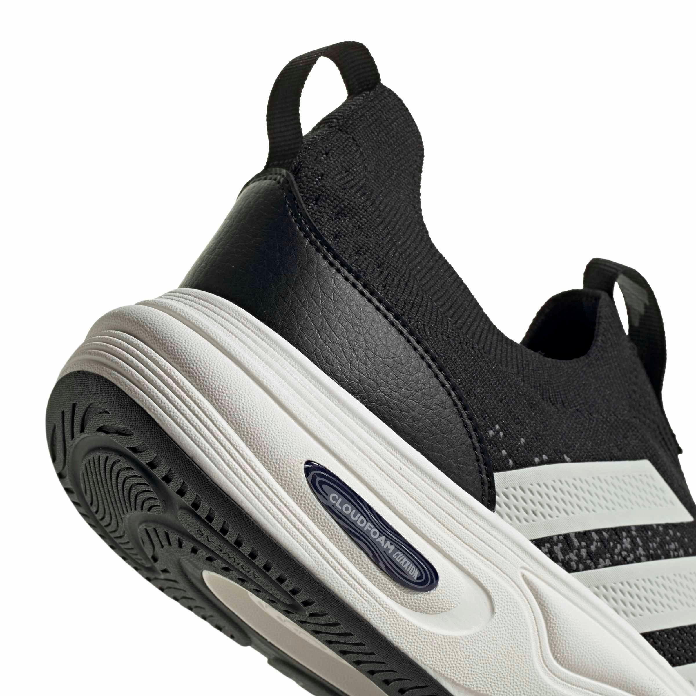 adidas Cloudfoam Cuxxion Sock "Core Black/Core White/Grey Five" Men's Shoe - BLACK/WHITE/GREY