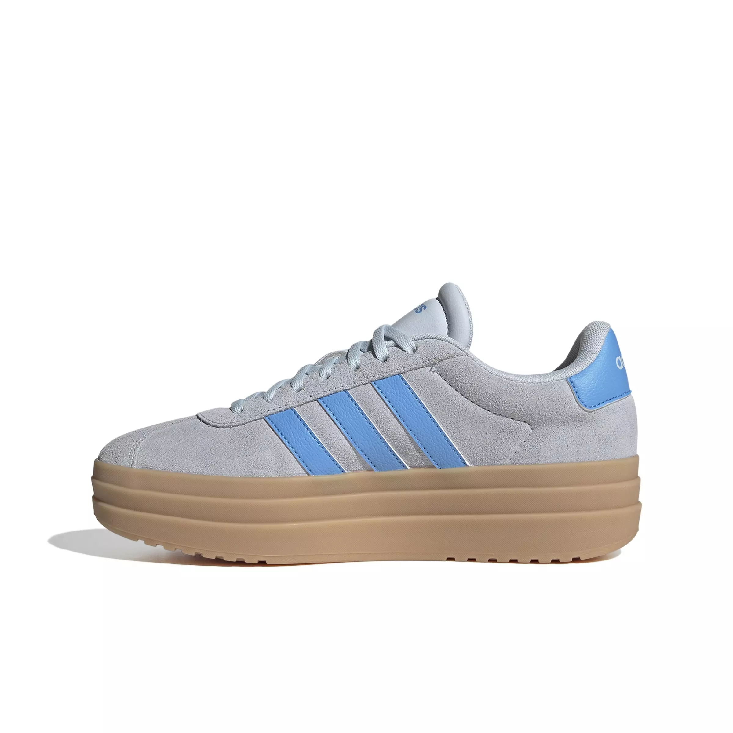 adidas VL Court Bold "Halo Blue/Blue Burst/Cyber Metallic" Women's Shoe - BLUE/BLUE/CYBER