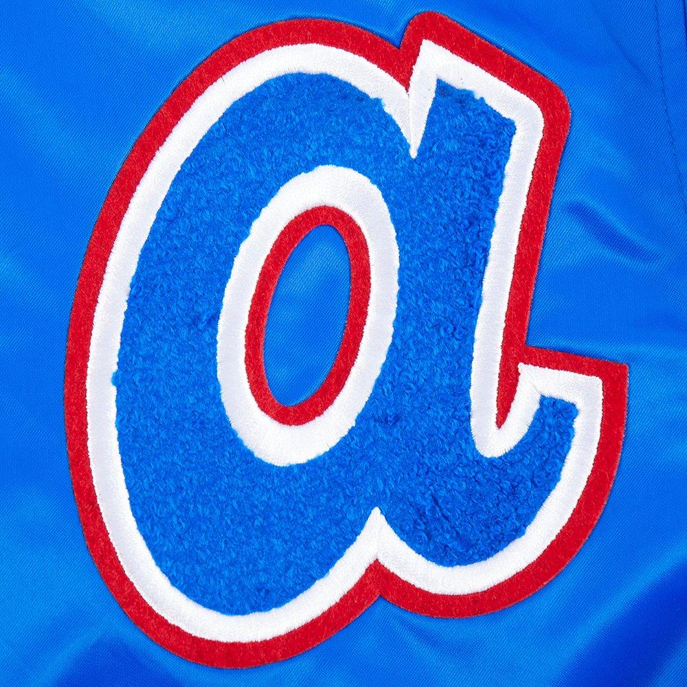 Pro Standard MLB Atlanta Braves Retro Classic Big Boys' Royal Rib Satin Jacket