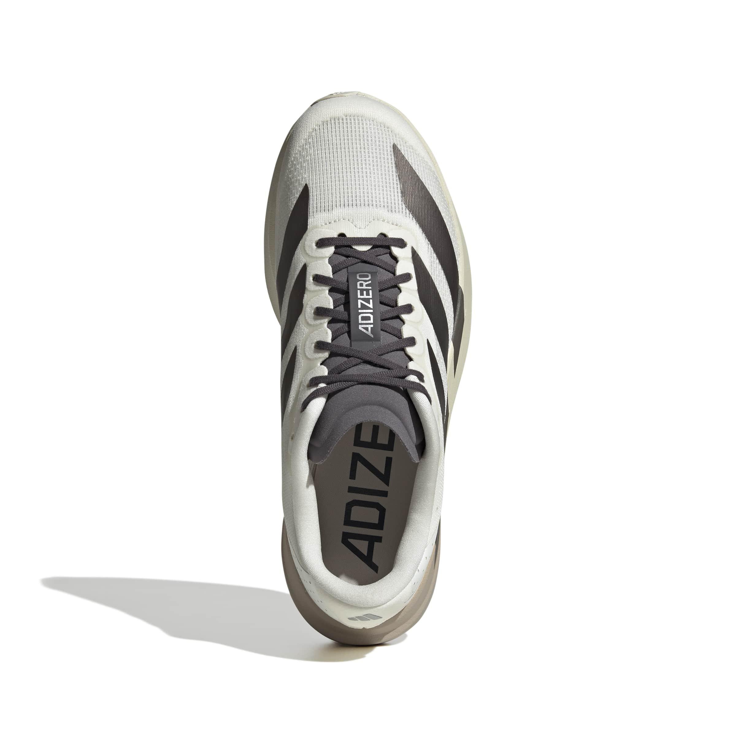 adidas Adizero EVO SL "Off White/Aurora Coffee Met./Matte Silver" Men's Running Shoe - OFF WHITE/COFFEE/SILVER