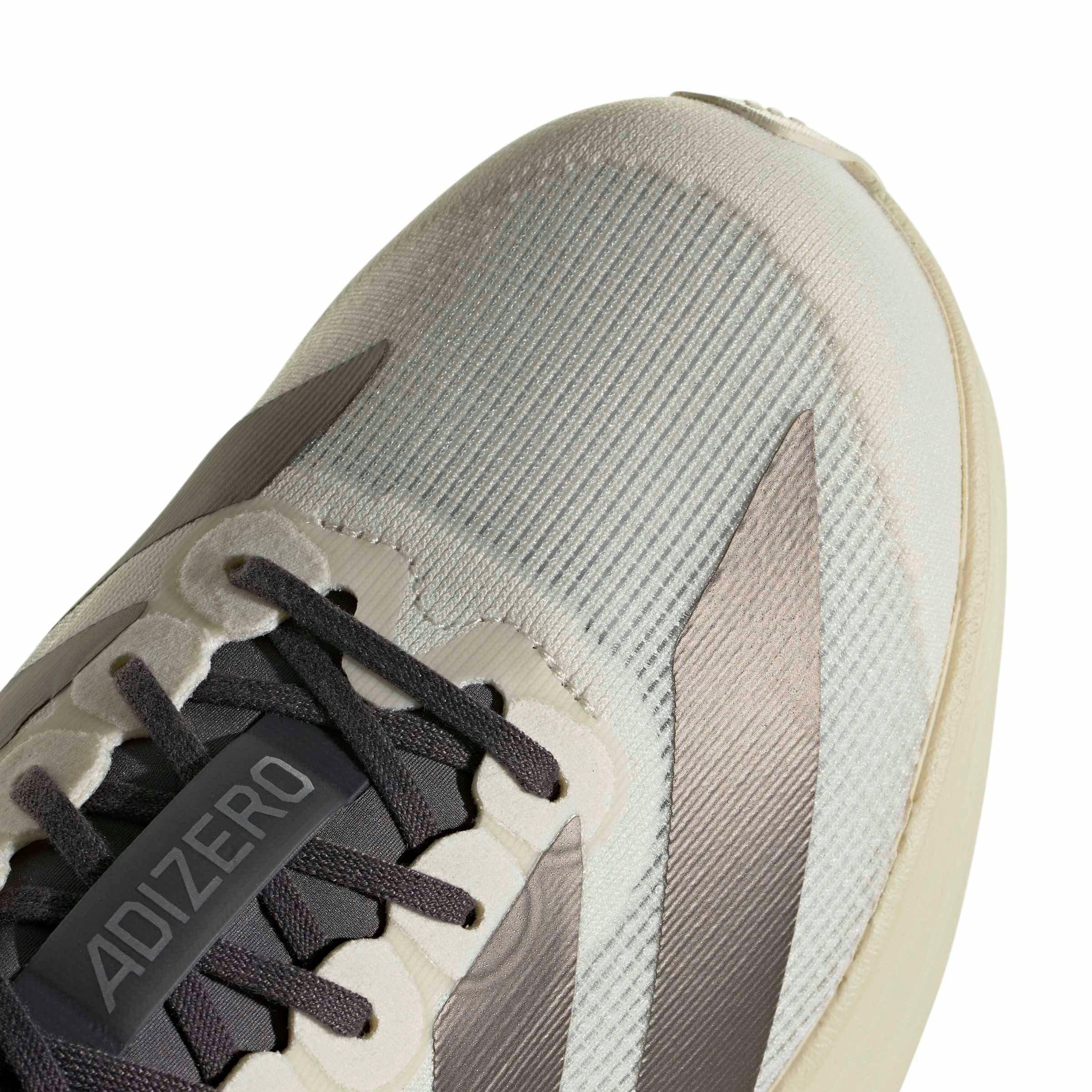 adidas Adizero EVO SL "Off White/Aurora Coffee Met./Matte Silver" Men's Running Shoe - OFF WHITE/COFFEE/SILVER