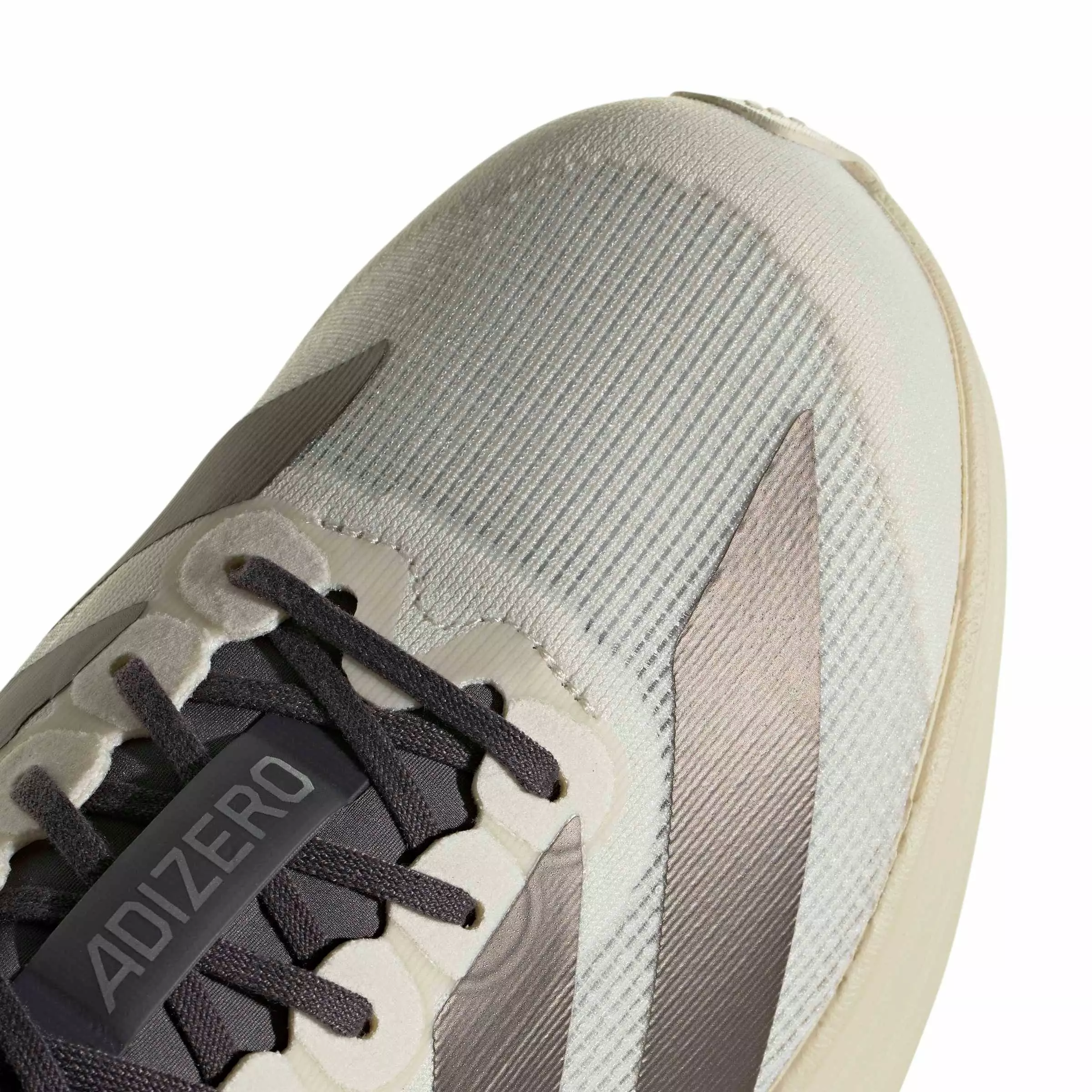 adidas Adizero EVO SL "Off White/Aurora Coffee Met./Matte Silver" Men's Running Shoe - OFF WHITE/COFFEE/SILVER