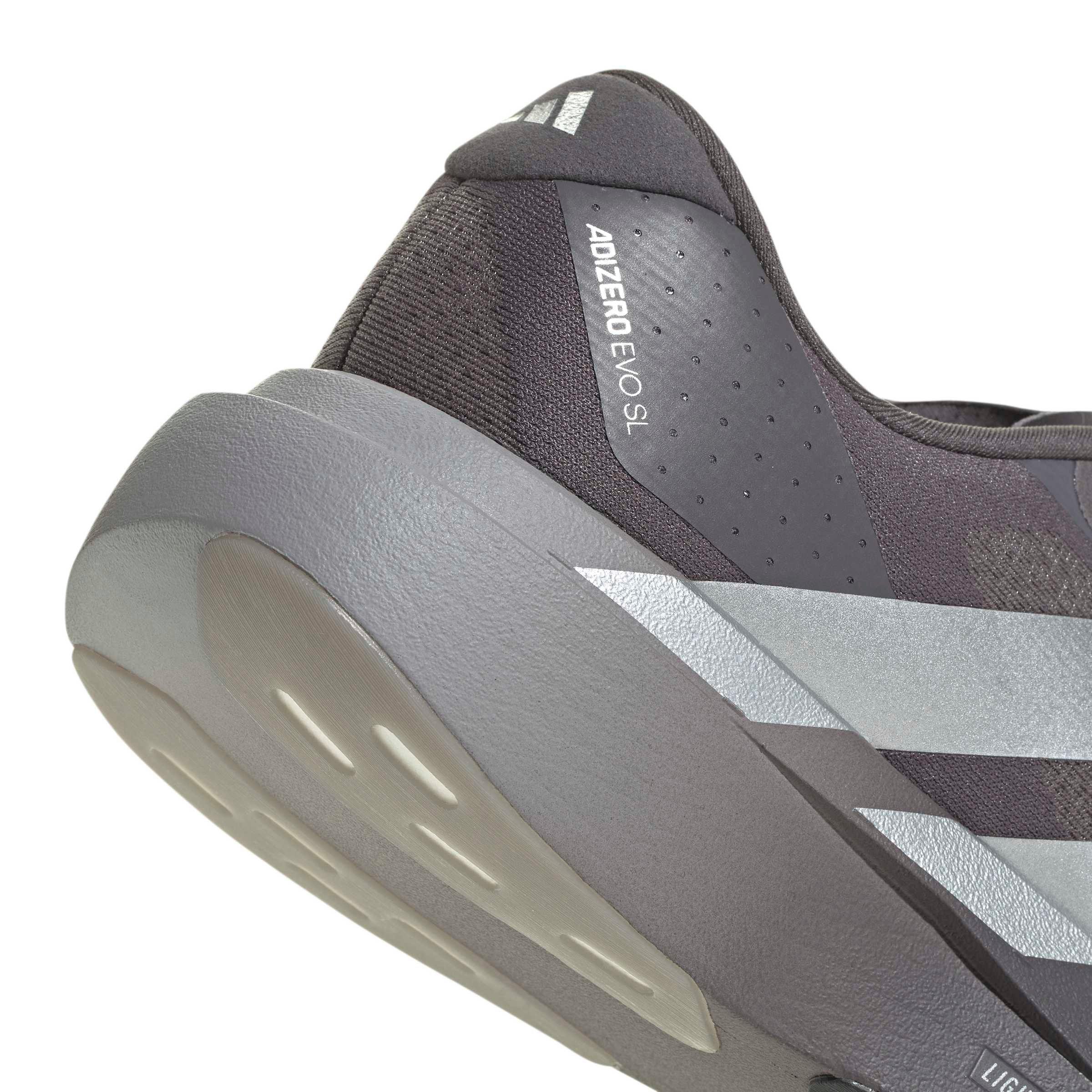 adidas Adizero EVO SL "Grey Strata/Silver Metallic/Light Granite" Men's Running Shoe - GREY/SILVER/LT GRANITE