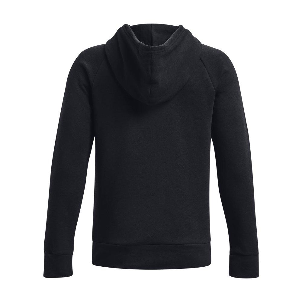 Under Armour Rival Fleece Big Boys' Black Hoodie