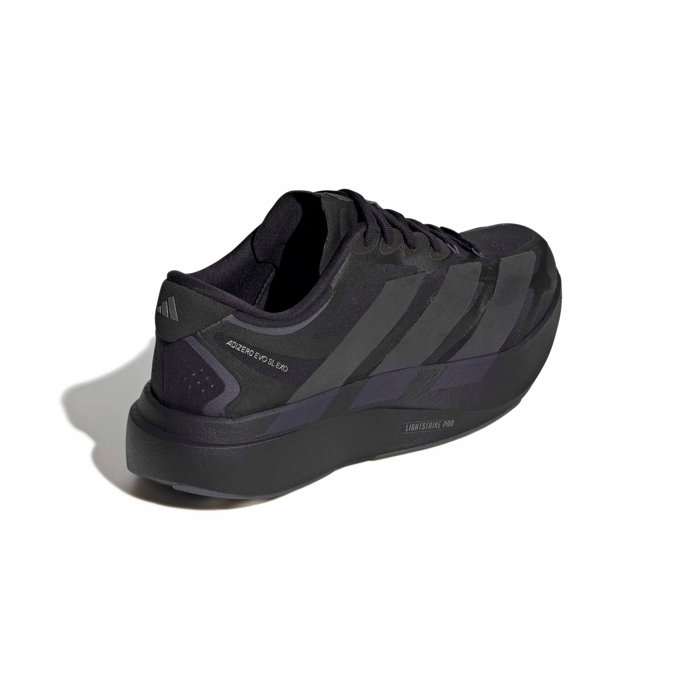 adidas Adizero EVO SL EXO "Core Black/Night Grey/Iron Metallic" Men's Running Shoe - BLACK/GREY/IRON