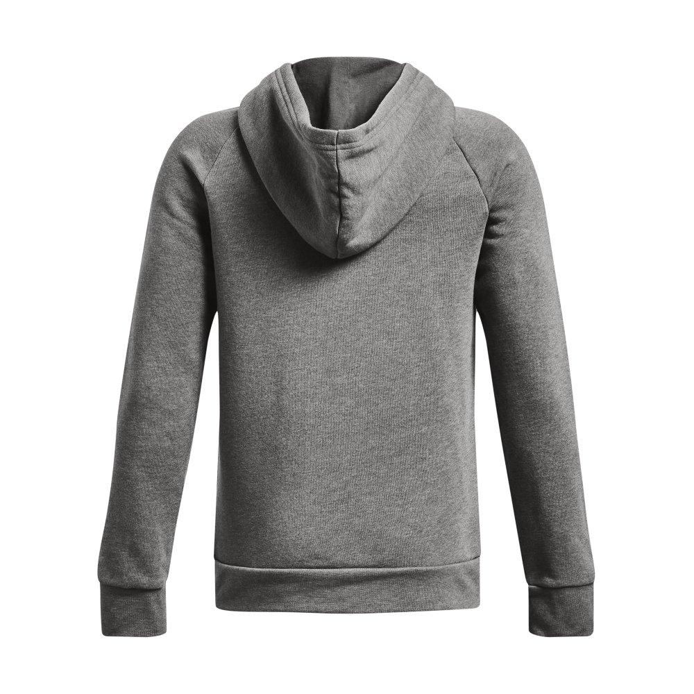 Under Armour Rival Fleece Big Boys' Grey Hoodie